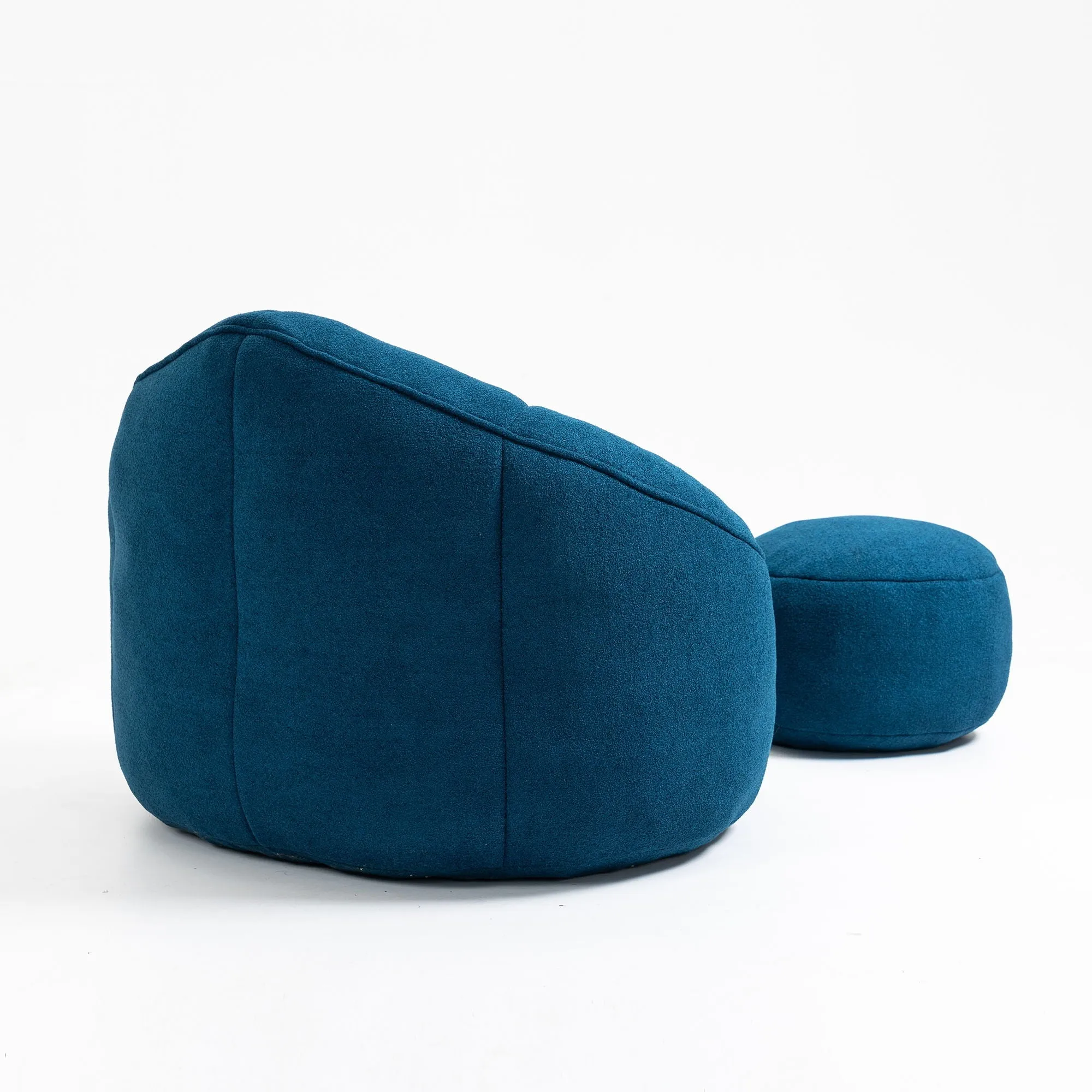 Compressed Padded Foam Bean Foam Footrest Bean Bag Chair Adult Pressure Sofa With Bag Express worldwide Buy-one-get-one-free Bean Chair With High Material Padding Bag Bedding