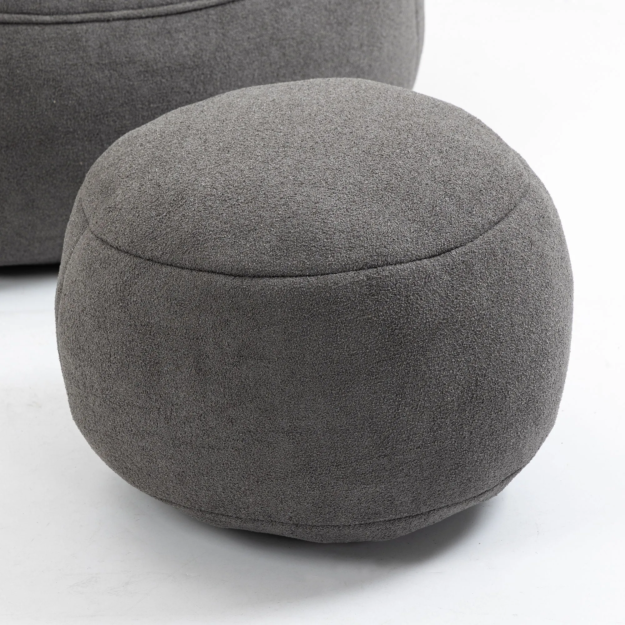 Compressed Padded Foam Bean Foam Footrest Bean Bag Chair Adult Pressure Sofa With Bag Express worldwide Buy-one-get-one-free Bean Chair With High Material Padding Bag Bedding