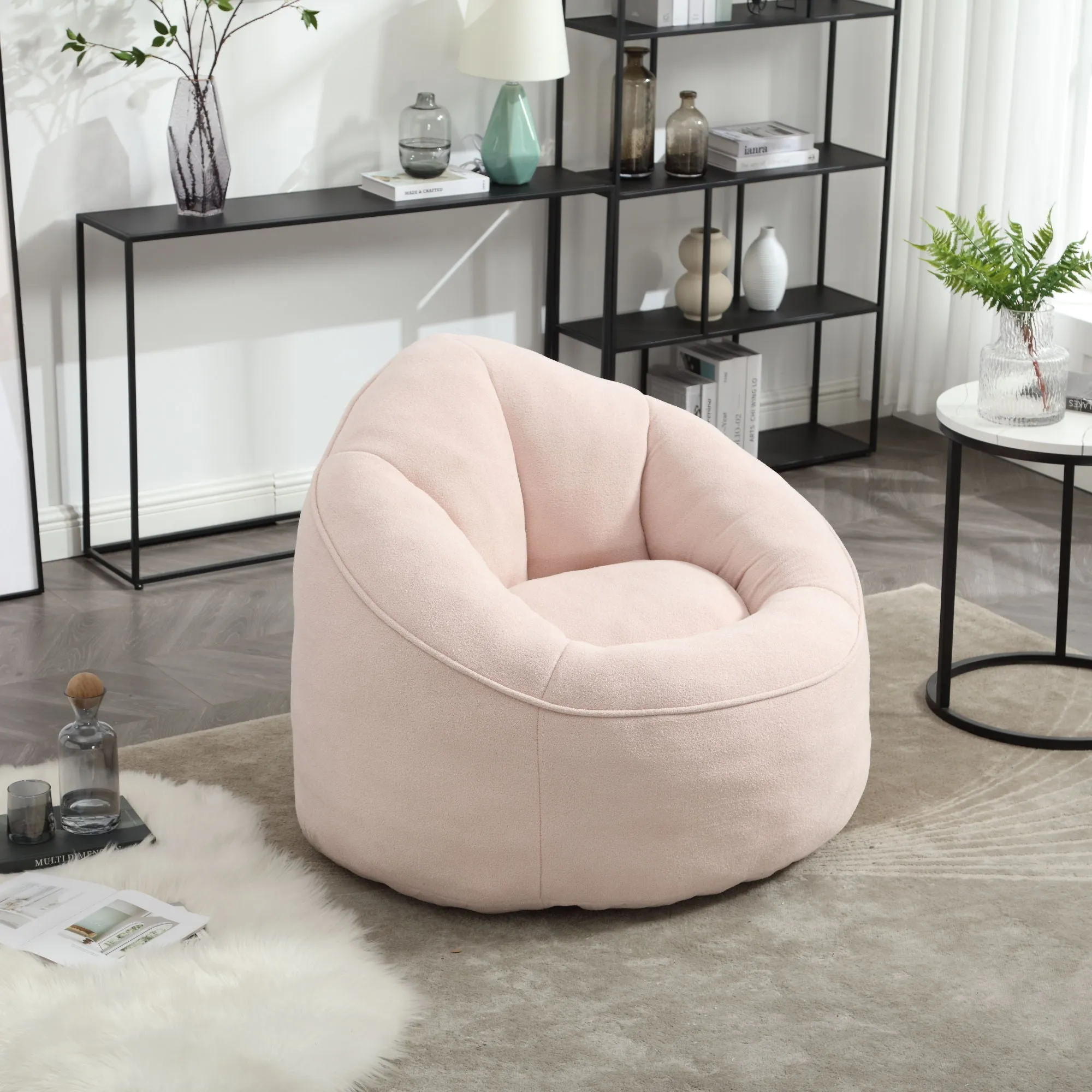 Compressed Padded Foam Bean Foam Footrest Bean Bag Chair Adult Pressure Sofa With Bag Express worldwide Buy-one-get-one-free Bean Chair With High Material Padding Bag Bedding