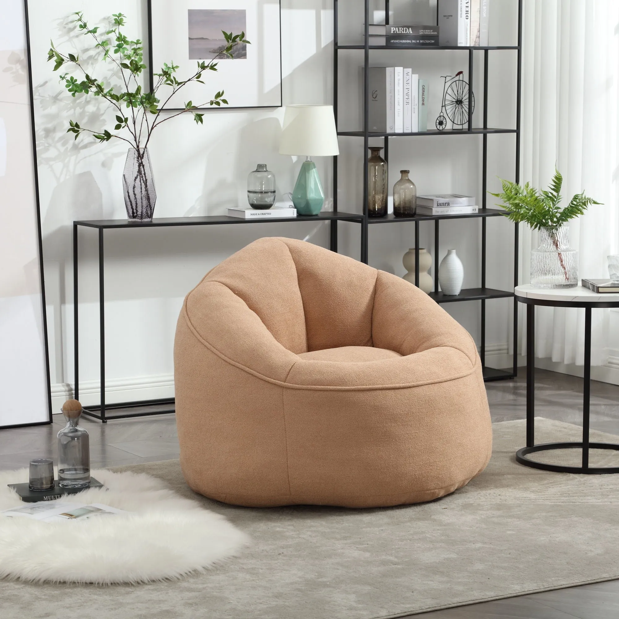 Compressed Padded Foam Bean Foam Footrest Bean Bag Chair Adult Pressure Sofa With Bag Express worldwide Buy-one-get-one-free Bean Chair With High Material Padding Bag Bedding