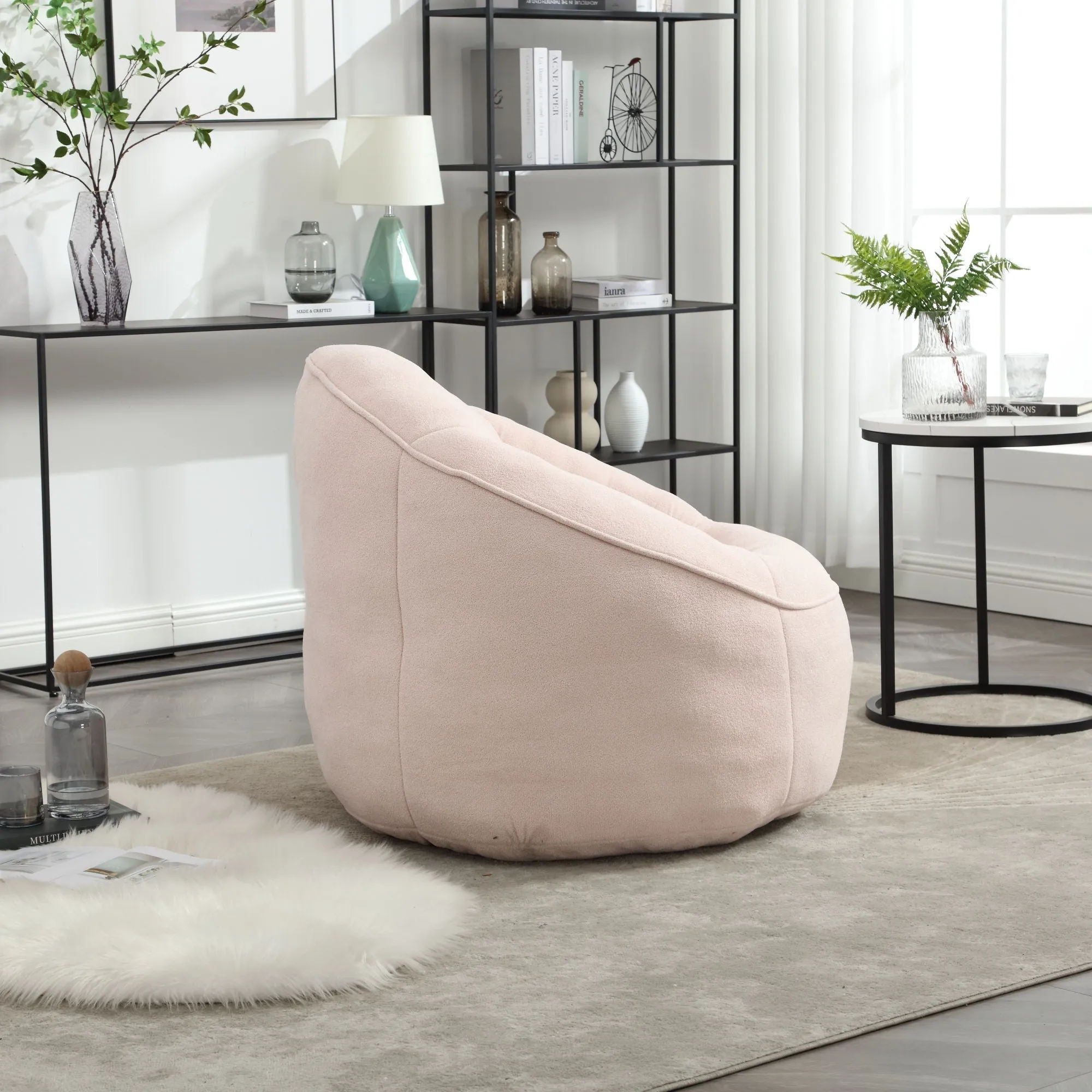 Compressed Padded Foam Bean Foam Footrest Bean Bag Chair Adult Pressure Sofa With Bag Express worldwide Buy-one-get-one-free Bean Chair With High Material Padding Bag Bedding