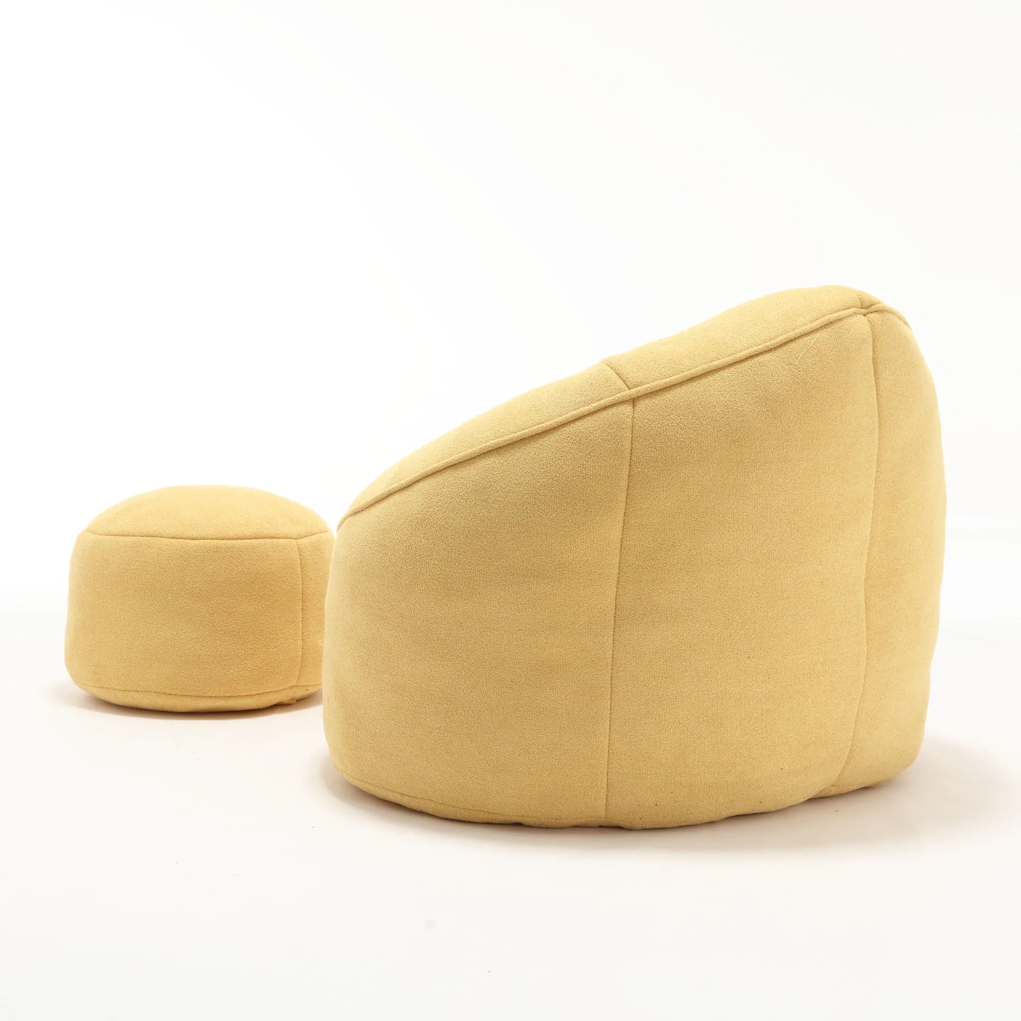 Compressed Padded Foam Bean Foam Footrest Bean Bag Chair Adult Pressure Sofa With Bag Express worldwide Buy-one-get-one-free Bean Chair With High Material Padding Bag Bedding