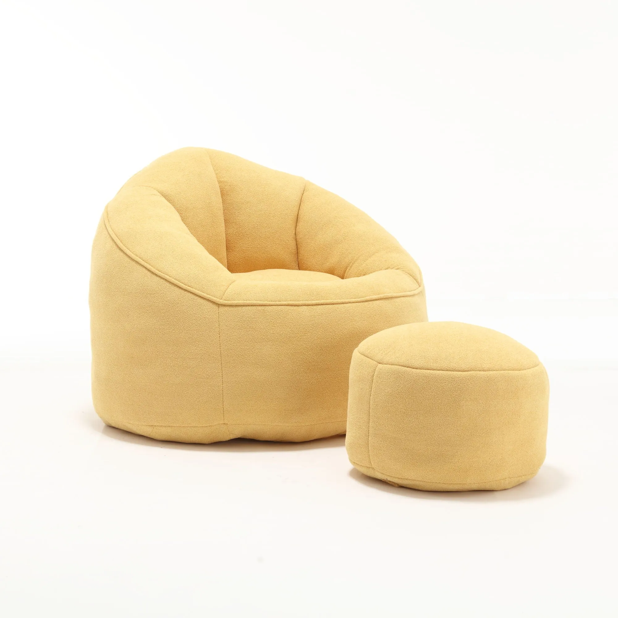 Compressed Padded Foam Bean Foam Footrest Bean Bag Chair Adult Pressure Sofa With Bag Express worldwide Buy-one-get-one-free Bean Chair With High Material Padding Bag Bedding