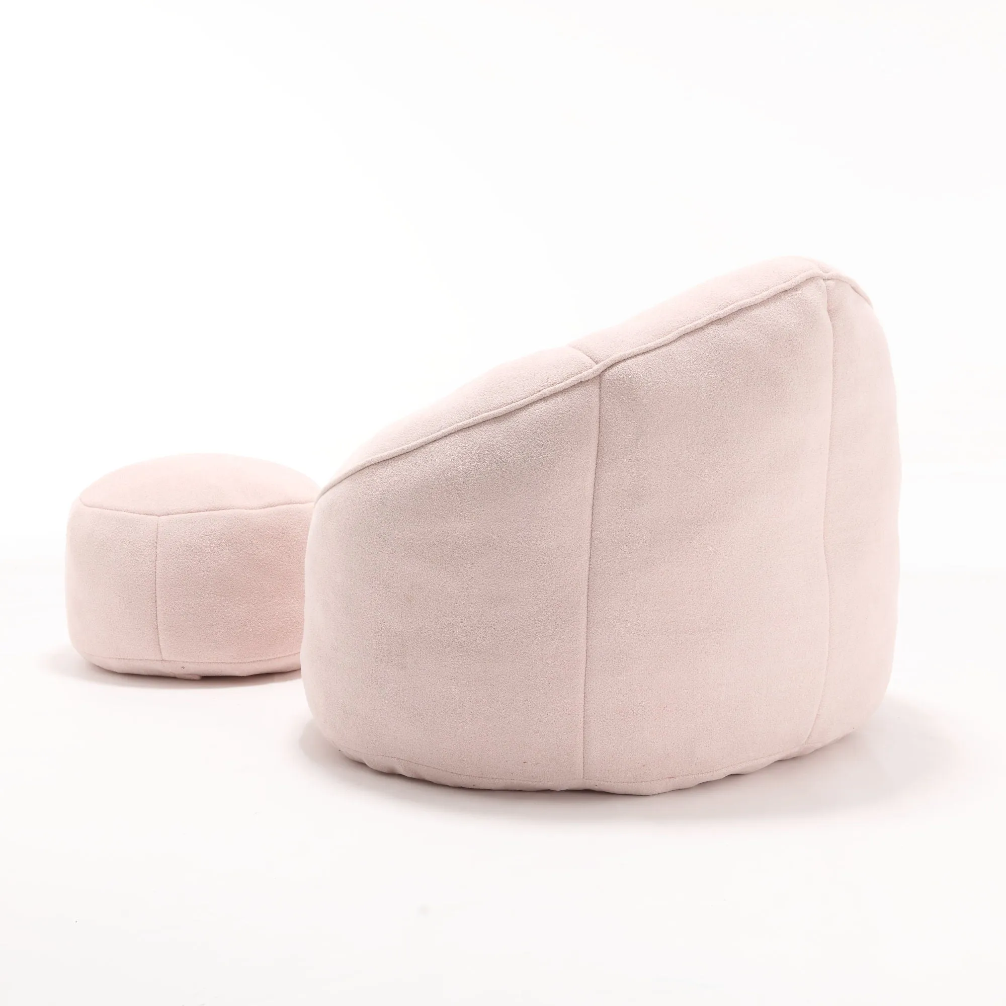 Compressed Padded Foam Bean Foam Footrest Bean Bag Chair Adult Pressure Sofa With Bag Express worldwide Buy-one-get-one-free Bean Chair With High Material Padding Bag Bedding