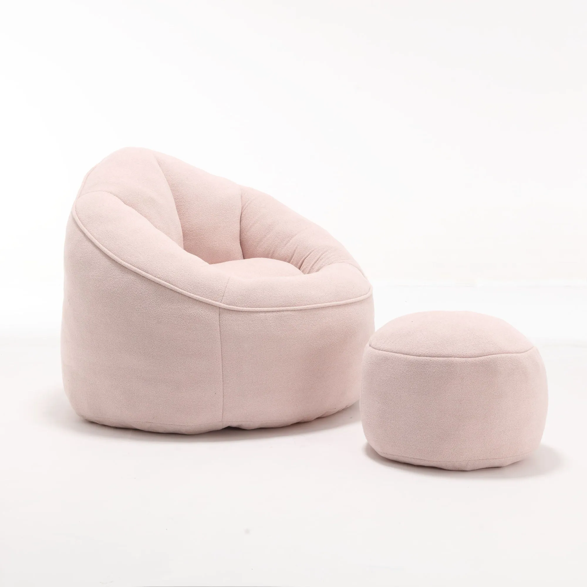 Compressed Padded Foam Bean Foam Footrest Bean Bag Chair Adult Pressure Sofa With Bag Express worldwide Buy-one-get-one-free Bean Chair With High Material Padding Bag Bedding