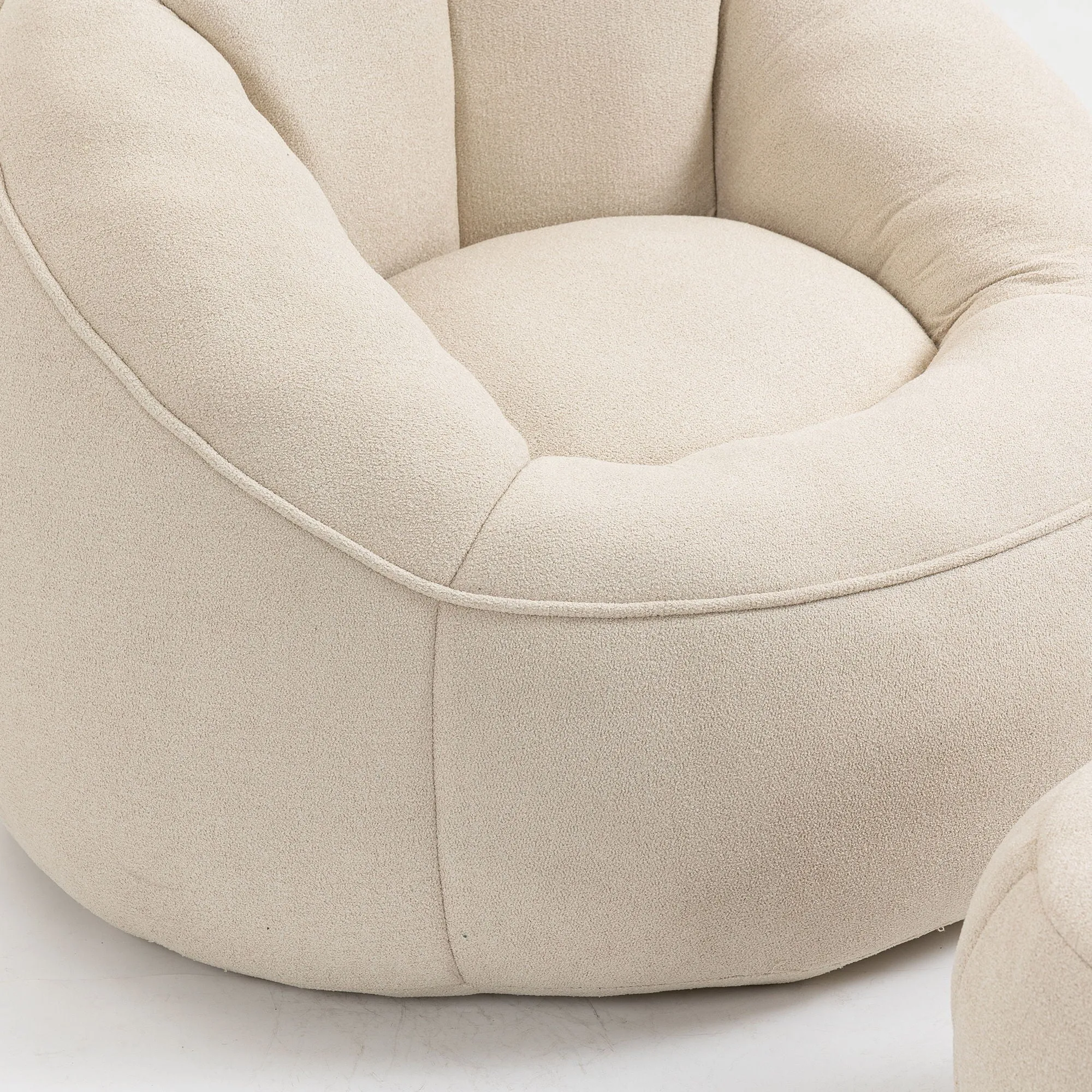 Compressed Padded Foam Bean Foam Footrest Bean Bag Chair Adult Pressure Sofa With Bag Express worldwide Buy-one-get-one-free Bean Chair With High Material Padding Bag Bedding