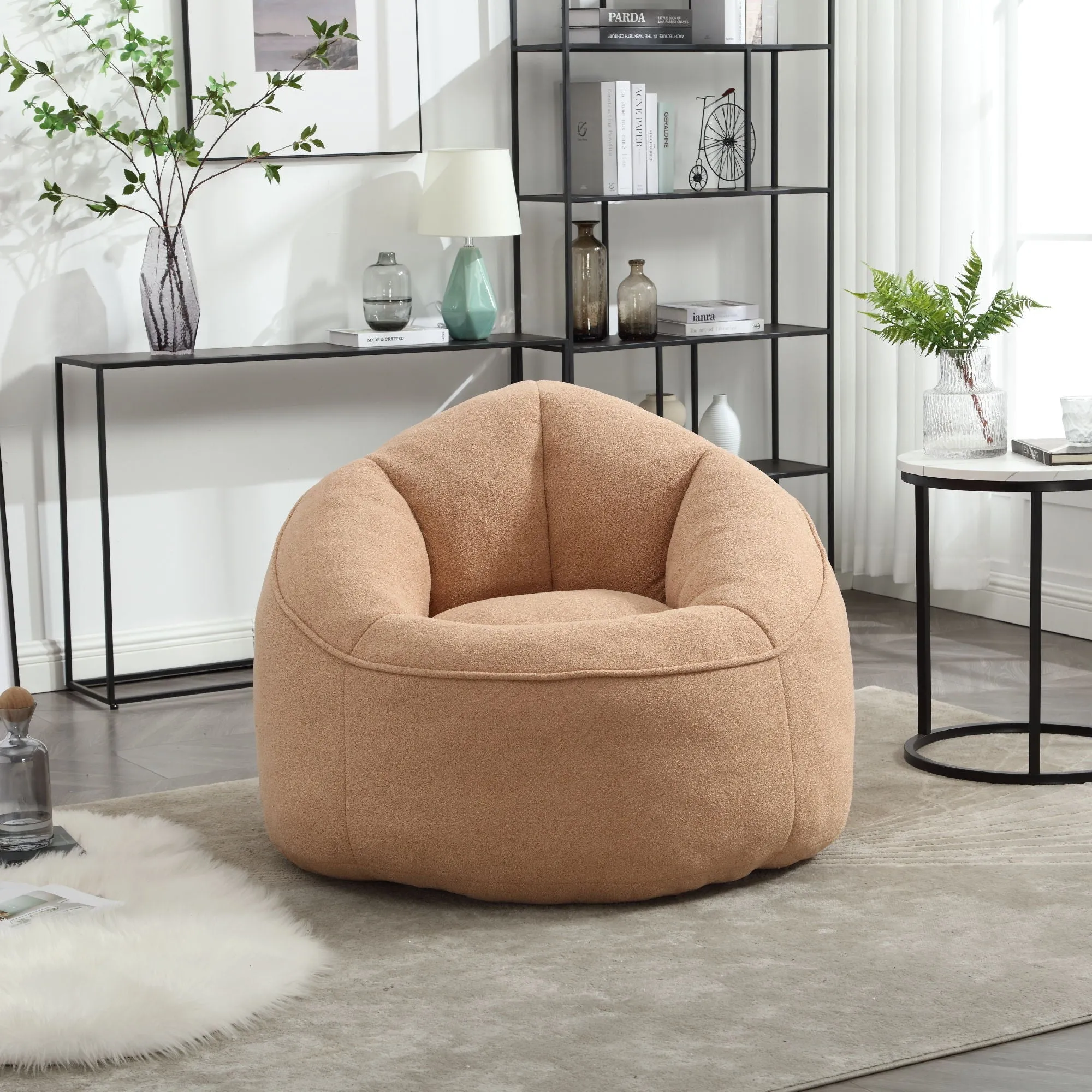 Compressed Padded Foam Bean Foam Footrest Bean Bag Chair Adult Pressure Sofa With Bag Express worldwide Buy-one-get-one-free Bean Chair With High Material Padding Bag Bedding