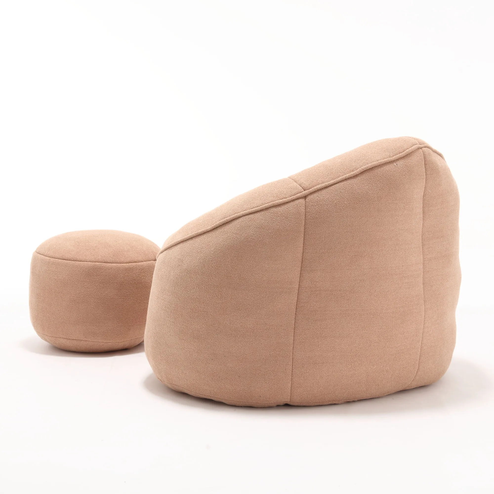 Compressed Padded Foam Bean Foam Footrest Bean Bag Chair Adult Pressure Sofa With Bag Express worldwide Buy-one-get-one-free Bean Chair With High Material Padding Bag Bedding