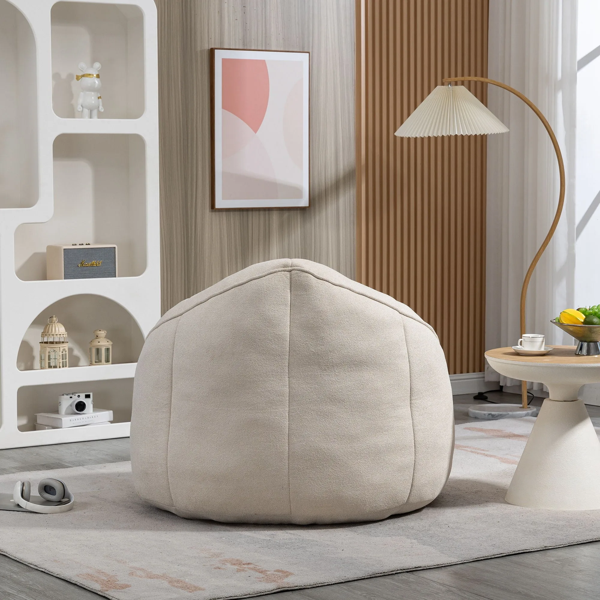 Compressed Padded Foam Bean Foam Footrest Bean Bag Chair Adult Pressure Sofa With Bag Express worldwide Buy-one-get-one-free Bean Chair With High Material Padding Bag Bedding