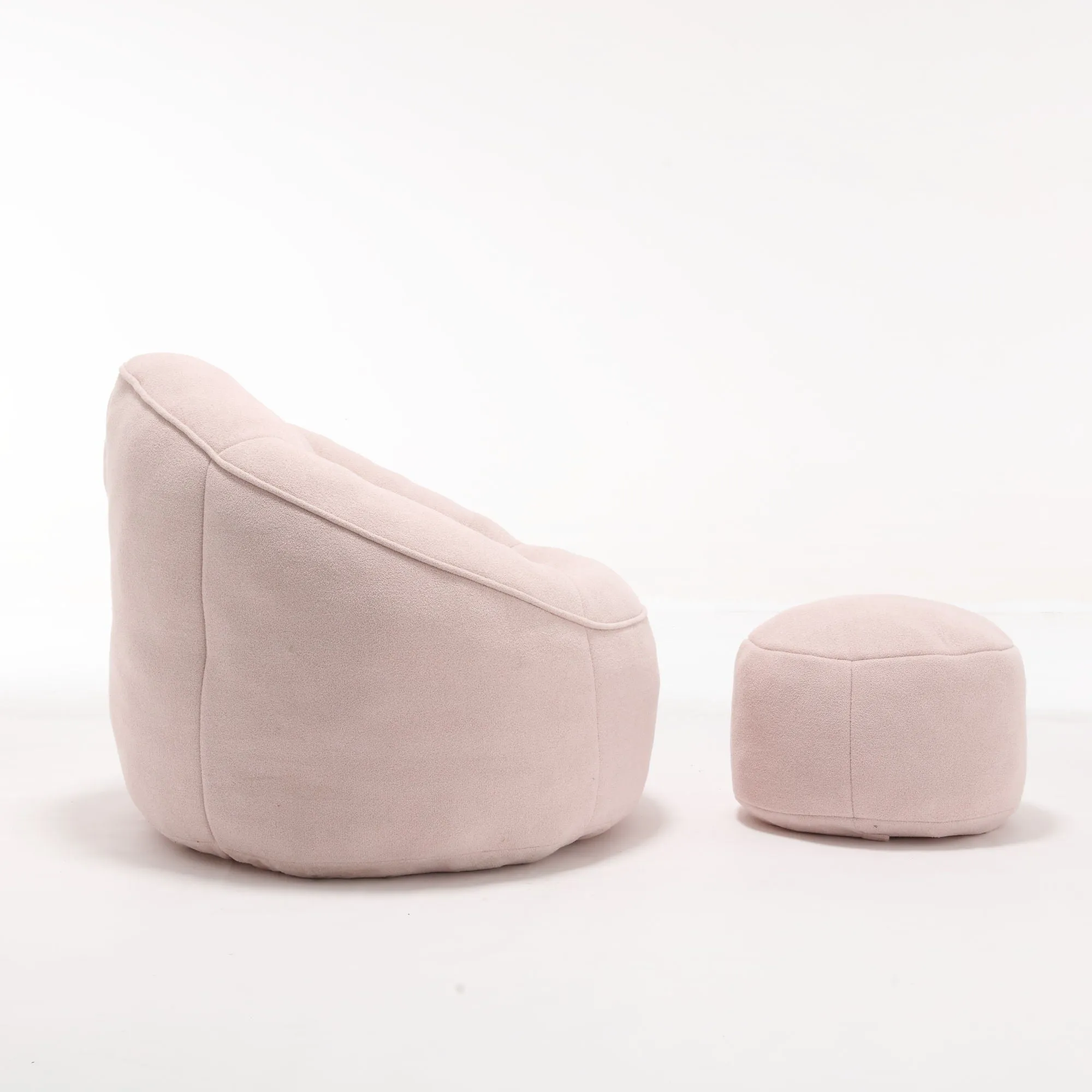 Compressed Padded Foam Bean Foam Footrest Bean Bag Chair Adult Pressure Sofa With Bag Express worldwide Buy-one-get-one-free Bean Chair With High Material Padding Bag Bedding