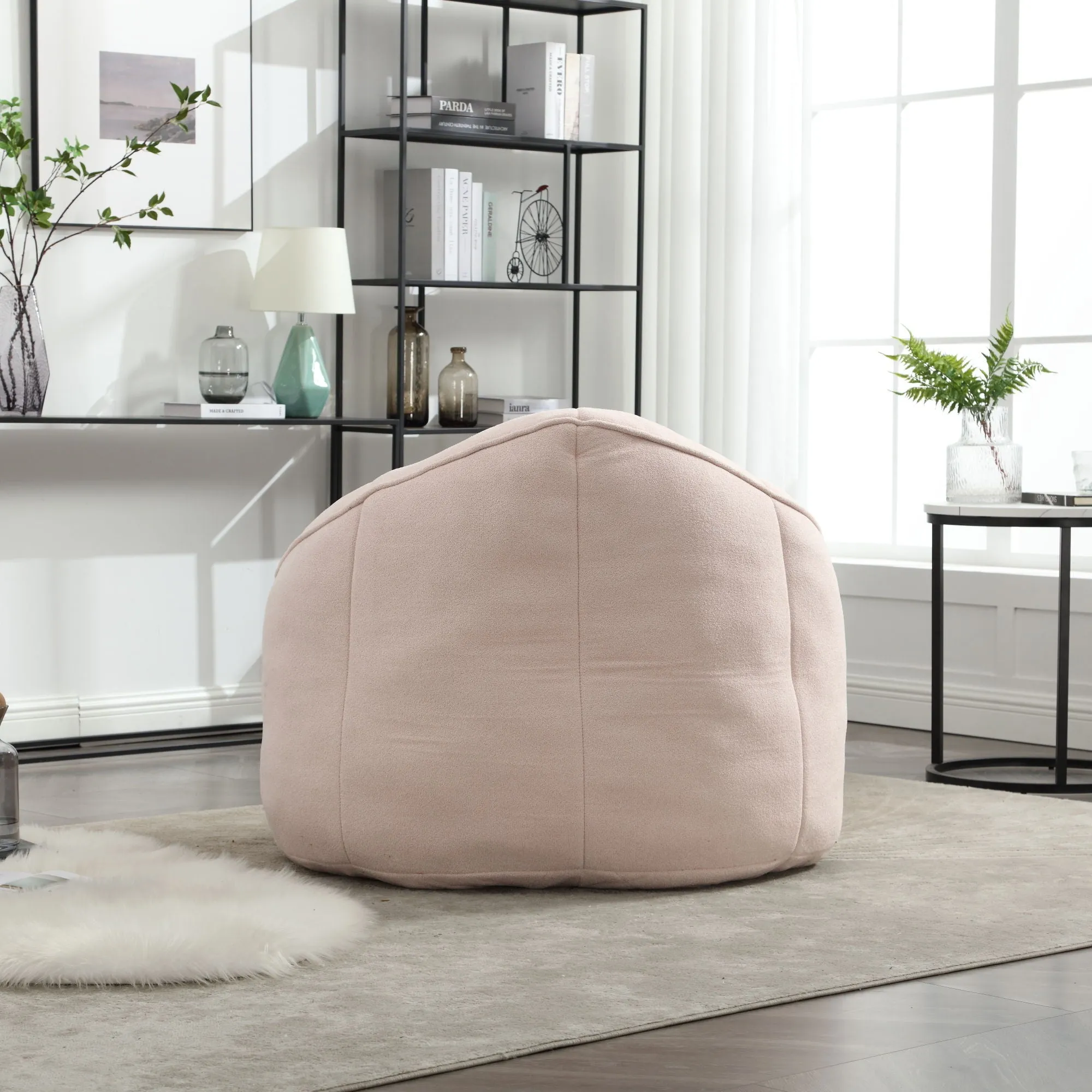 Compressed Padded Foam Bean Foam Footrest Bean Bag Chair Adult Pressure Sofa With Bag Express worldwide Buy-one-get-one-free Bean Chair With High Material Padding Bag Bedding