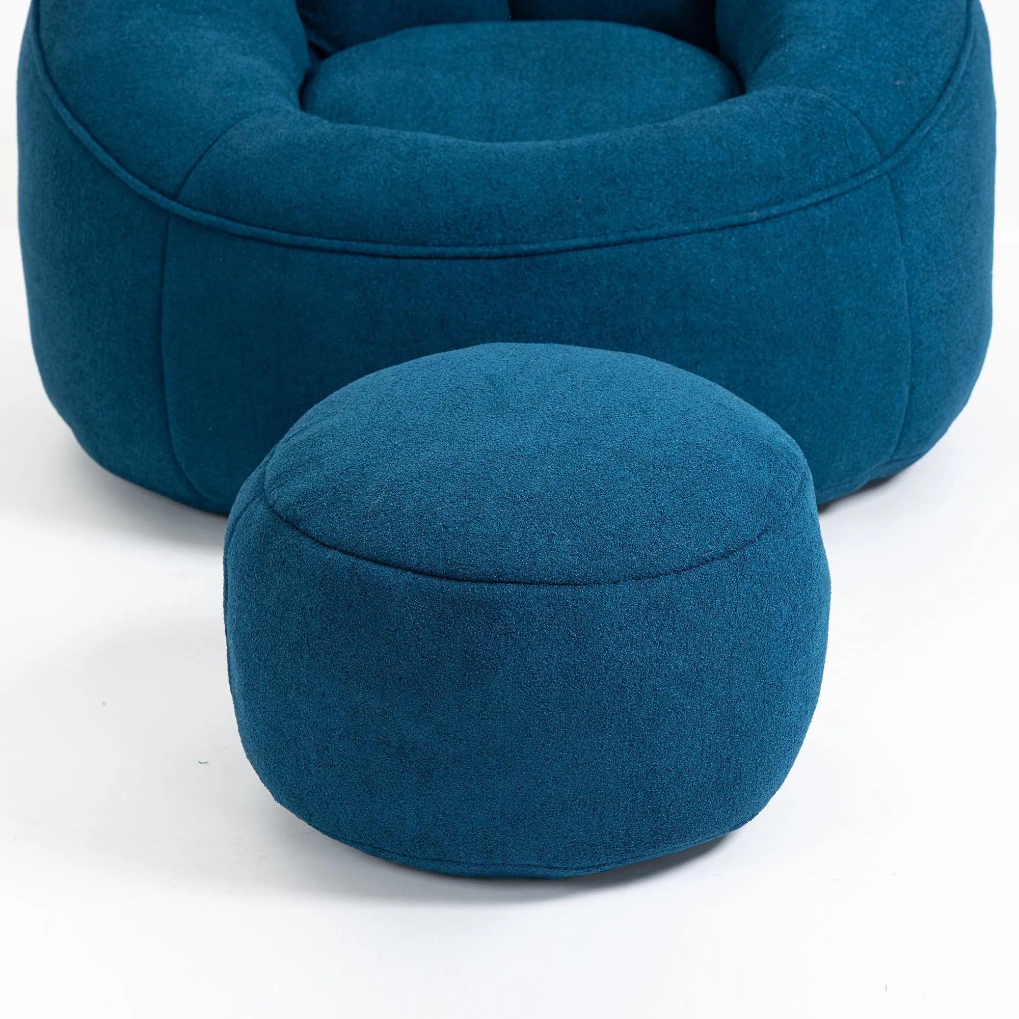 Compressed Padded Foam Bean Foam Footrest Bean Bag Chair Adult Pressure Sofa With Bag Express worldwide Buy-one-get-one-free Bean Chair With High Material Padding Bag Bedding