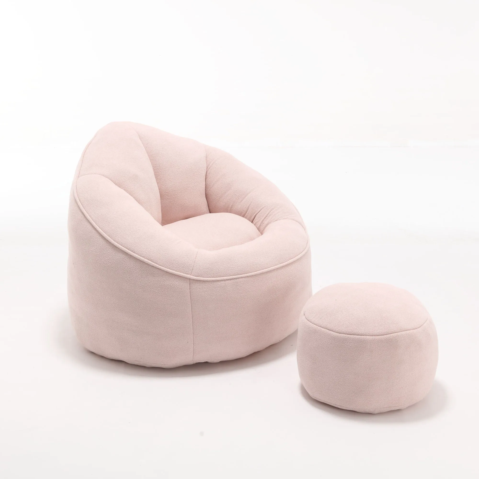 Compressed Padded Foam Bean Foam Footrest Bean Bag Chair Adult Pressure Sofa With Bag Express worldwide Buy-one-get-one-free Bean Chair With High Material Padding Bag Bedding