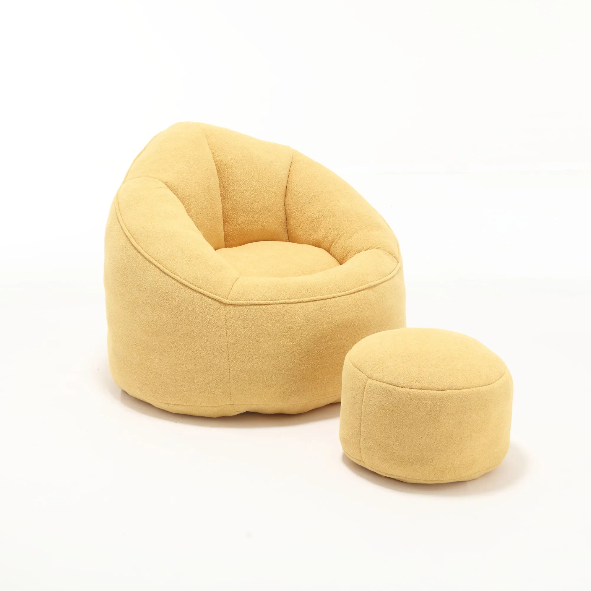 Compressed Padded Foam Bean Foam Footrest Bean Bag Chair Adult Pressure Sofa With Bag Express worldwide Buy-one-get-one-free Bean Chair With High Material Padding Bag Bedding