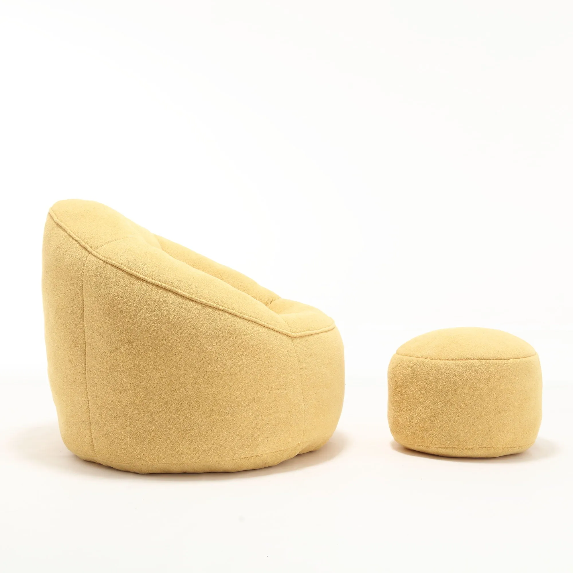 Compressed Padded Foam Bean Foam Footrest Bean Bag Chair Adult Pressure Sofa With Bag Express worldwide Buy-one-get-one-free Bean Chair With High Material Padding Bag Bedding