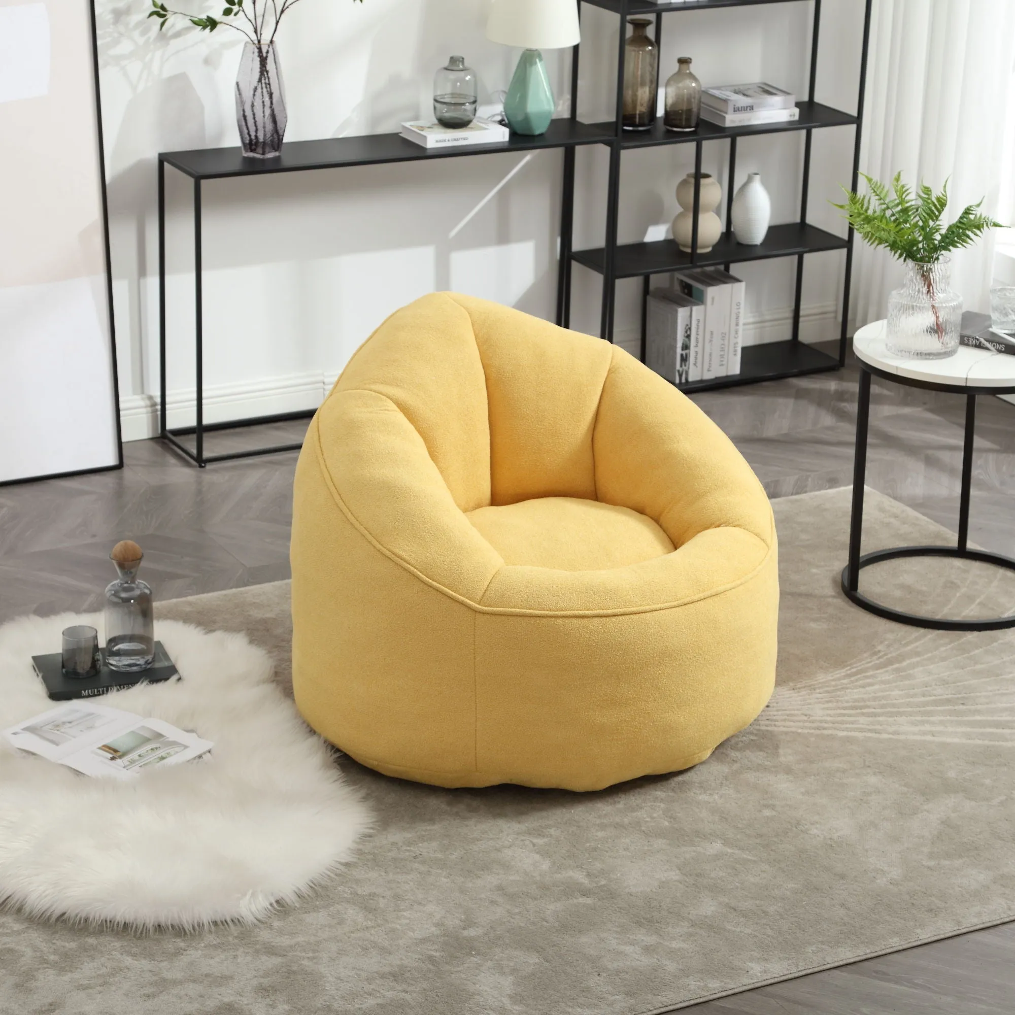 Compressed Padded Foam Bean Foam Footrest Bean Bag Chair Adult Pressure Sofa With Bag Express worldwide Buy-one-get-one-free Bean Chair With High Material Padding Bag Bedding