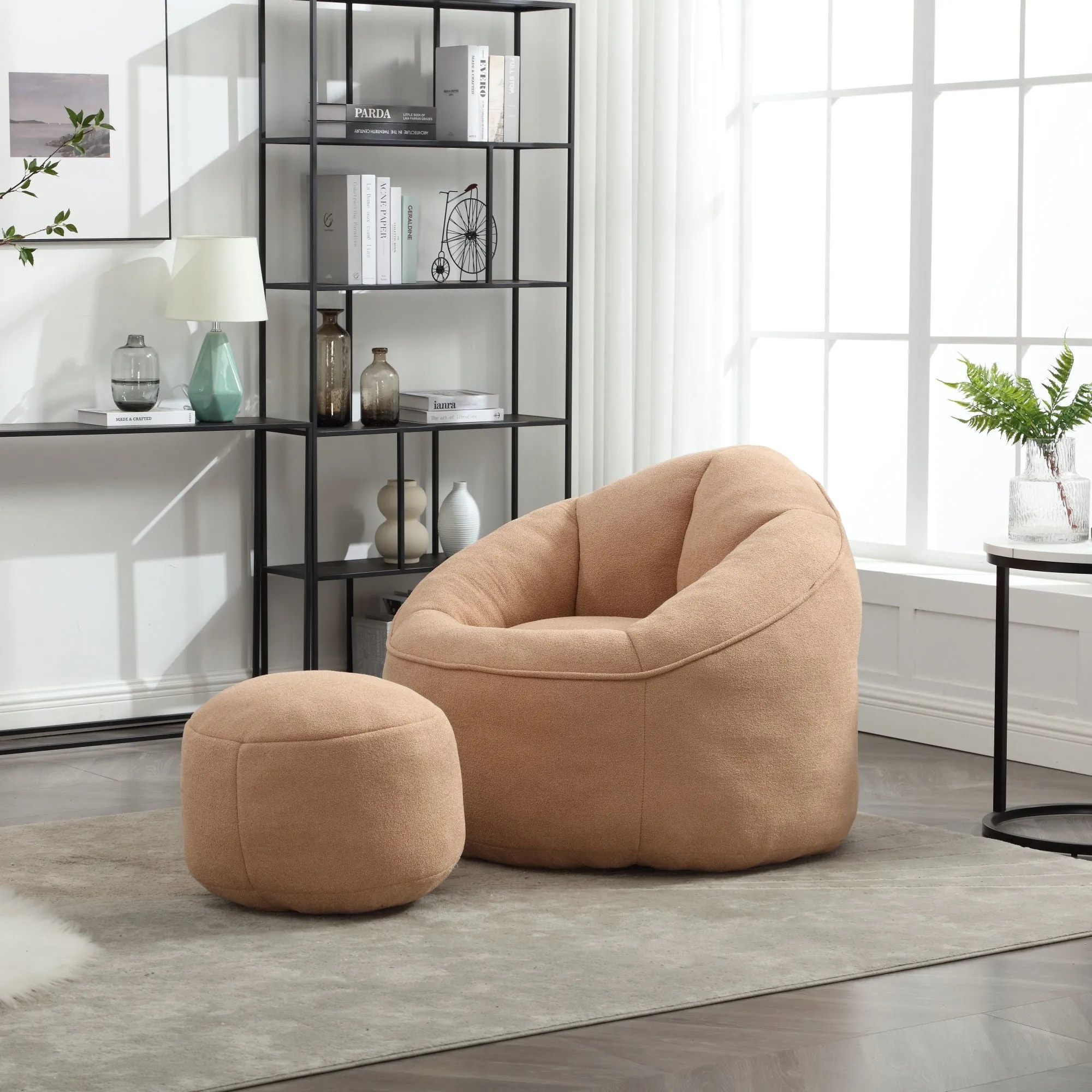 Compressed Padded Foam Bean Foam Footrest Bean Bag Chair Adult Pressure Sofa With Bag Express worldwide Buy-one-get-one-free Bean Chair With High Material Padding Bag Bedding