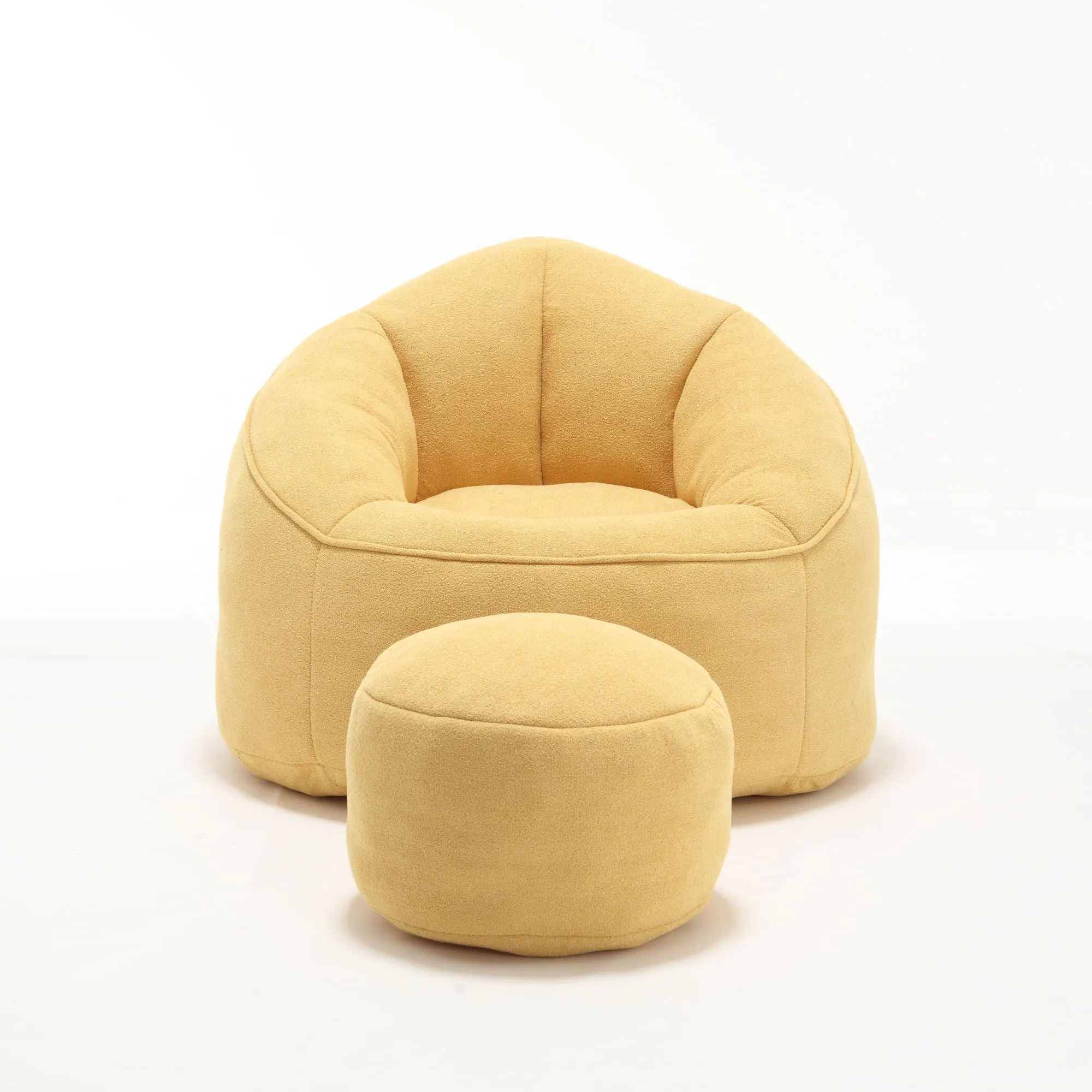 Compressed Padded Foam Bean Foam Footrest Bean Bag Chair Adult Pressure Sofa With Bag Express worldwide Buy-one-get-one-free Bean Chair With High Material Padding Bag Bedding