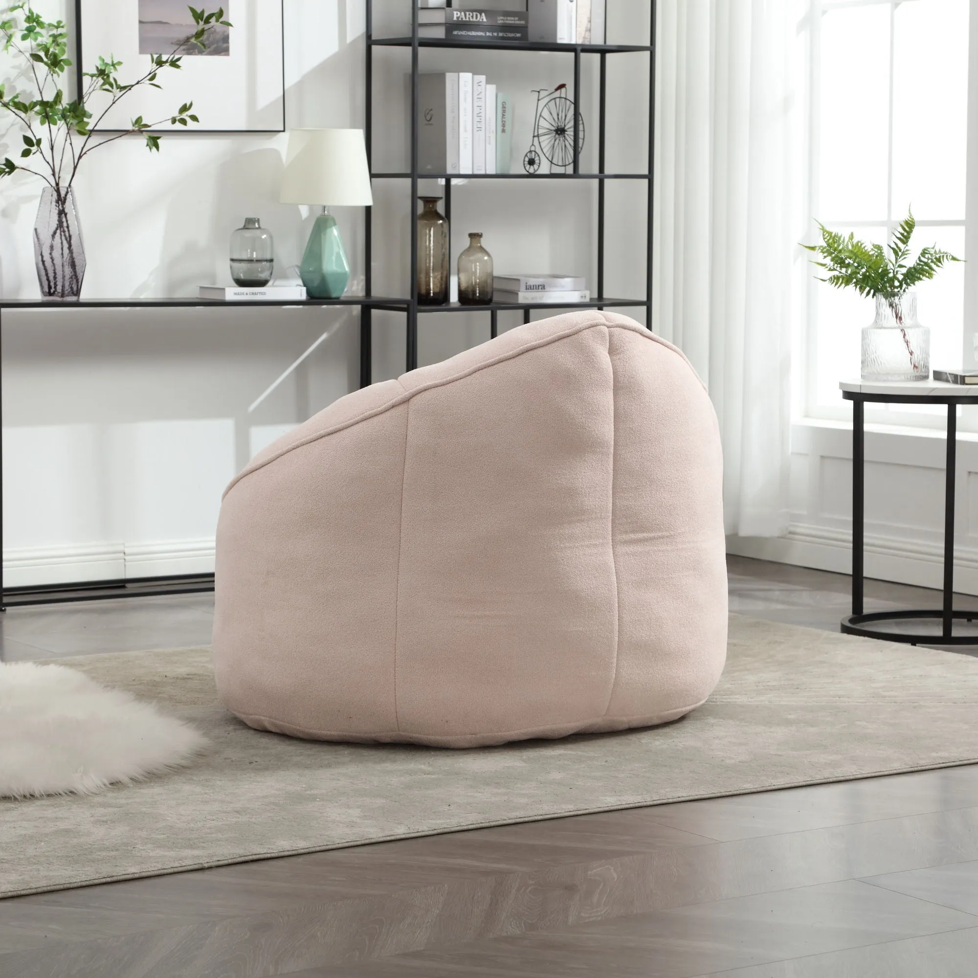 Compressed Padded Foam Bean Foam Footrest Bean Bag Chair Adult Pressure Sofa With Bag Express worldwide Buy-one-get-one-free Bean Chair With High Material Padding Bag Bedding