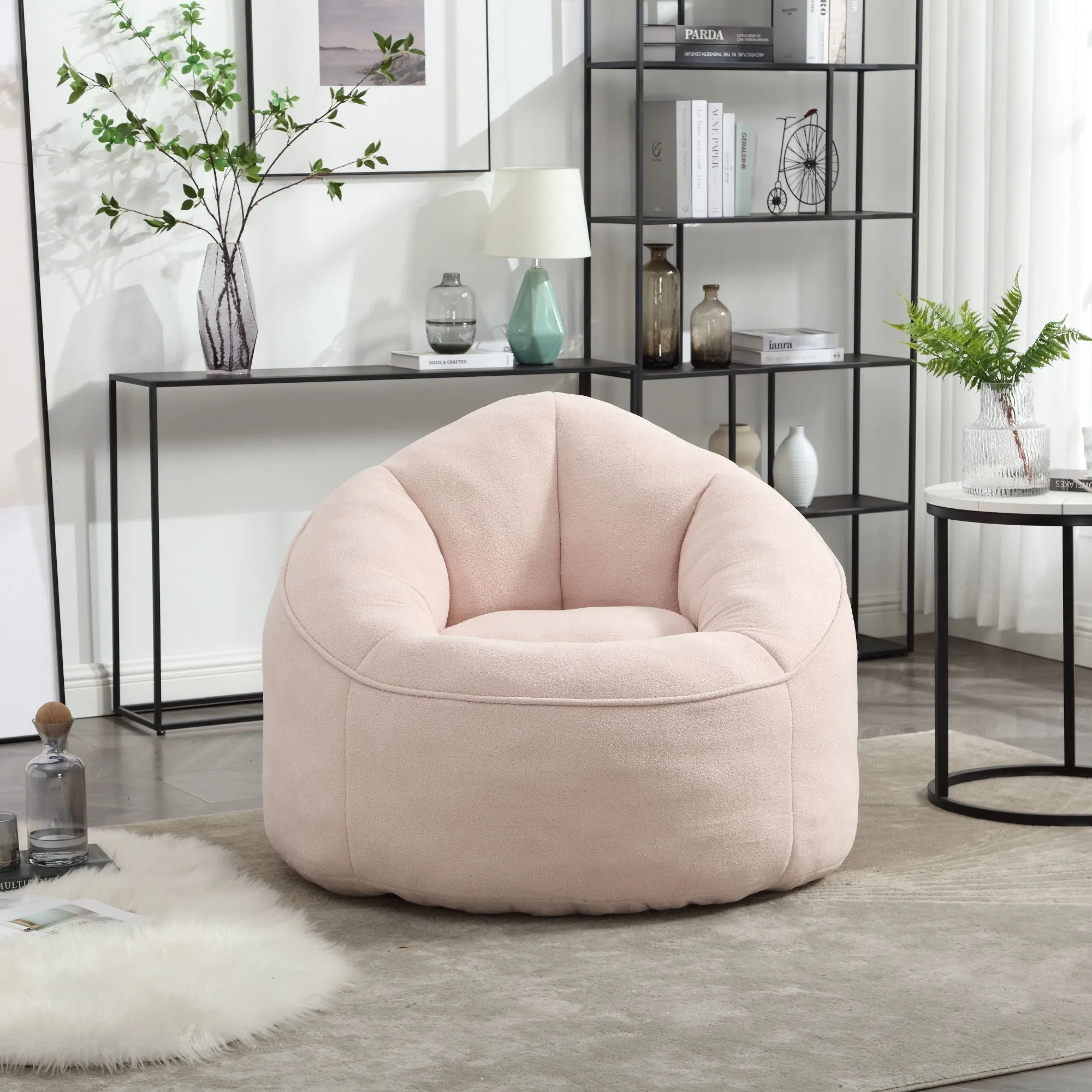 Compressed Padded Foam Bean Foam Footrest Bean Bag Chair Adult Pressure Sofa With Bag Express worldwide Buy-one-get-one-free Bean Chair With High Material Padding Bag Bedding
