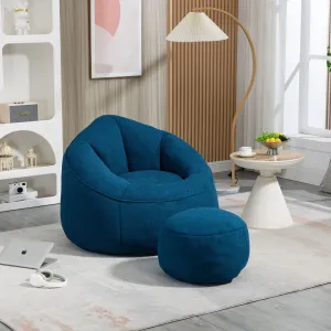 Compressed Padded Foam Bean Foam Footrest Bean Bag Chair Adult Pressure Sofa With Bag Express worldwide Buy-one-get-one-free Bean Chair With High Material Padding Bag Bedding