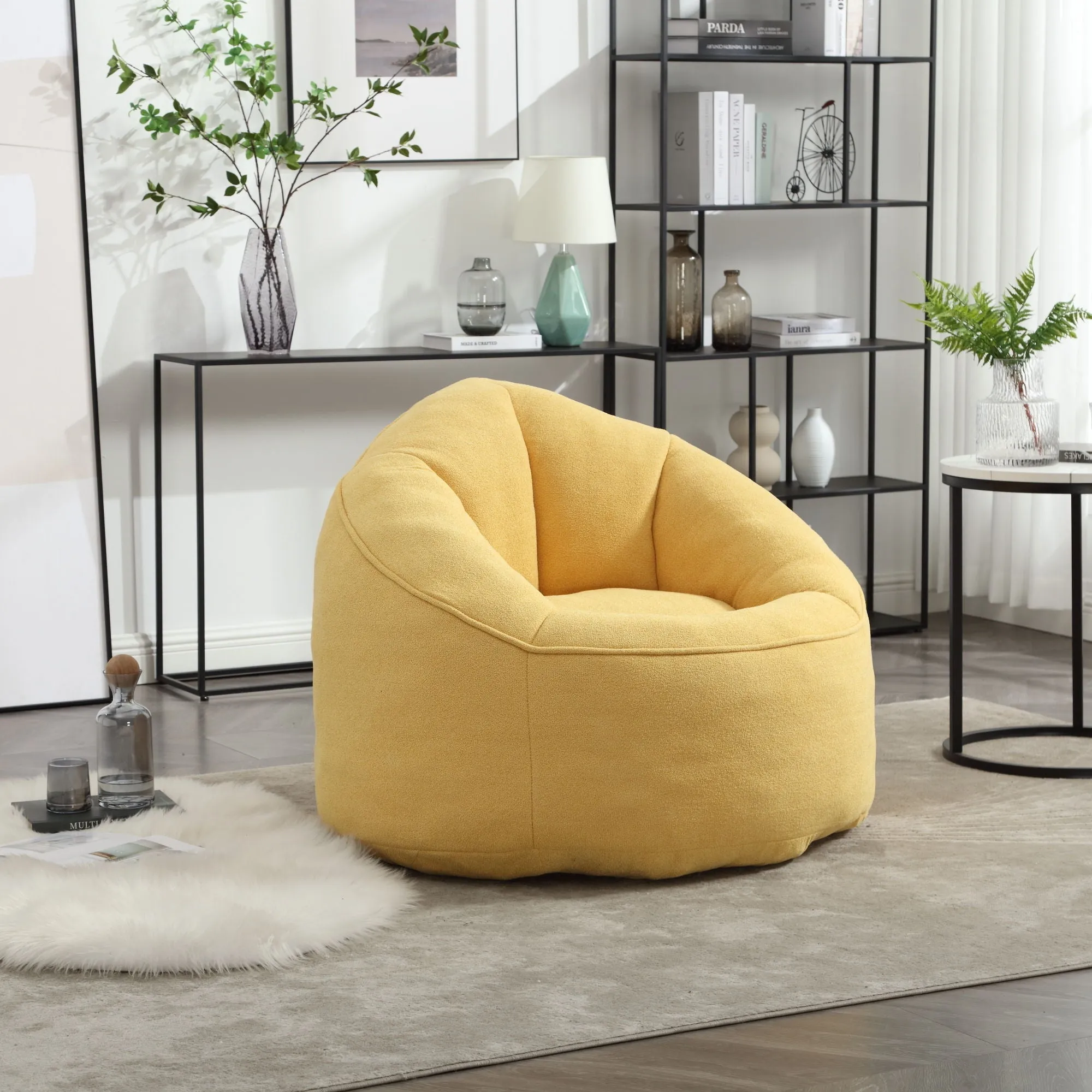 Compressed Padded Foam Bean Foam Footrest Bean Bag Chair Adult Pressure Sofa With Bag Express worldwide Buy-one-get-one-free Bean Chair With High Material Padding Bag Bedding