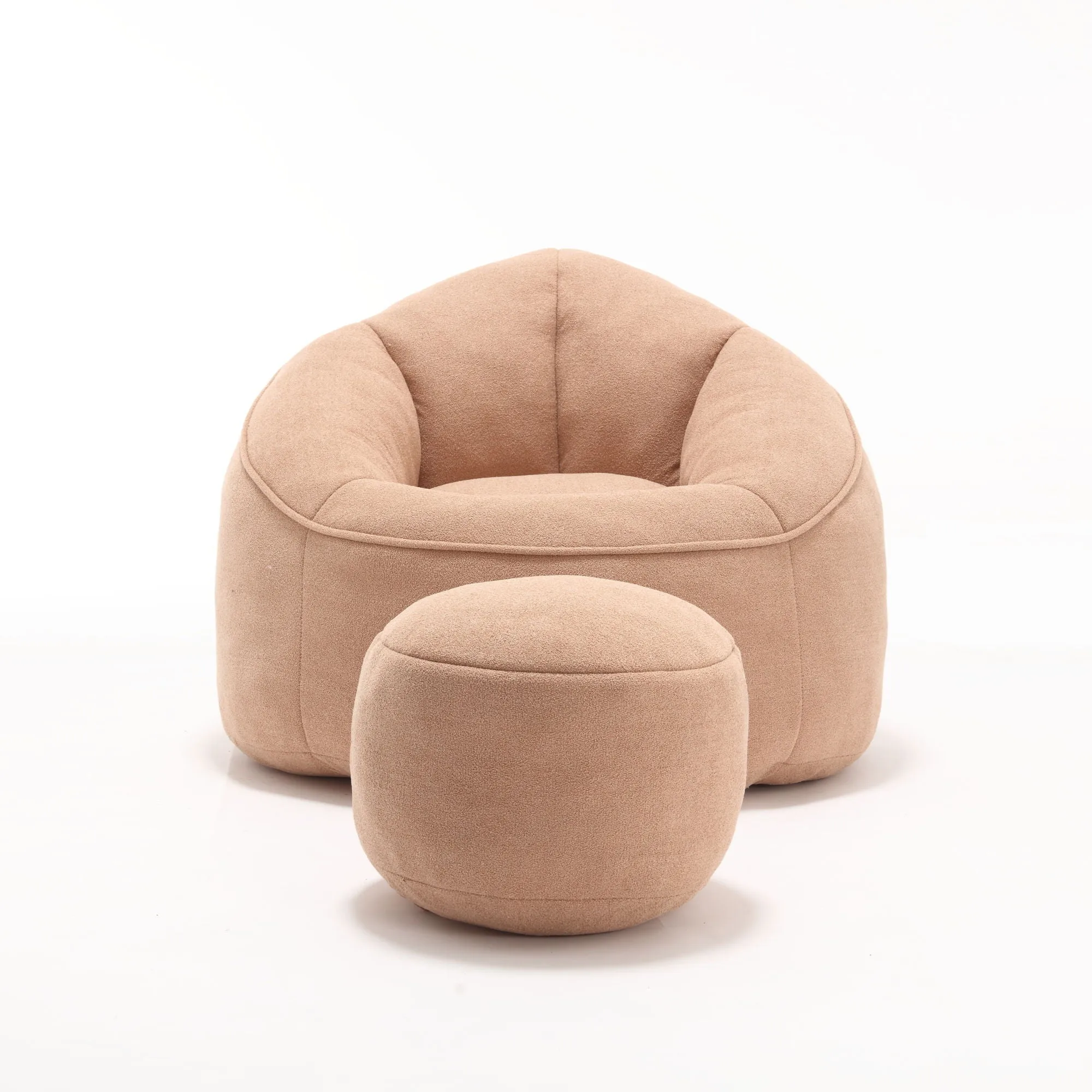 Compressed Padded Foam Bean Foam Footrest Bean Bag Chair Adult Pressure Sofa With Bag Express worldwide Buy-one-get-one-free Bean Chair With High Material Padding Bag Bedding