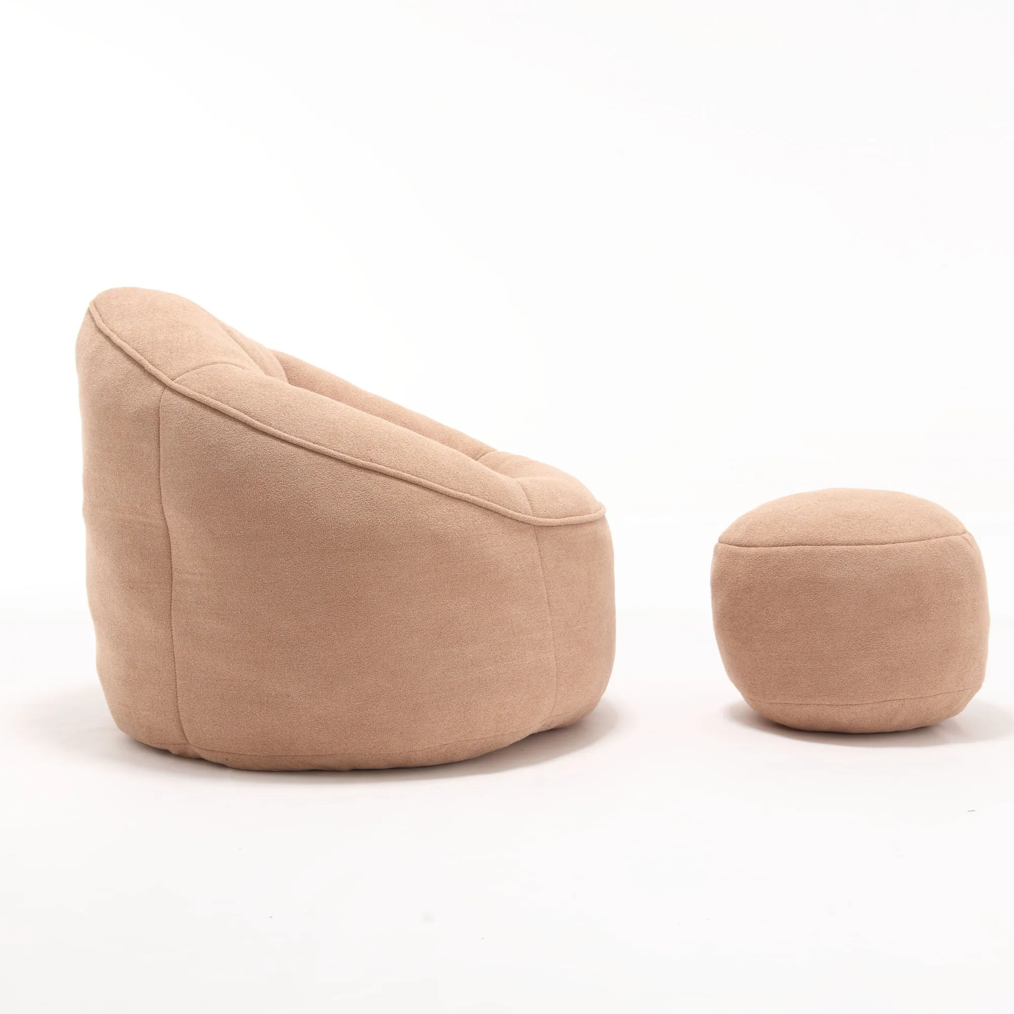 Compressed Padded Foam Bean Foam Footrest Bean Bag Chair Adult Pressure Sofa With Bag Express worldwide Buy-one-get-one-free Bean Chair With High Material Padding Bag Bedding