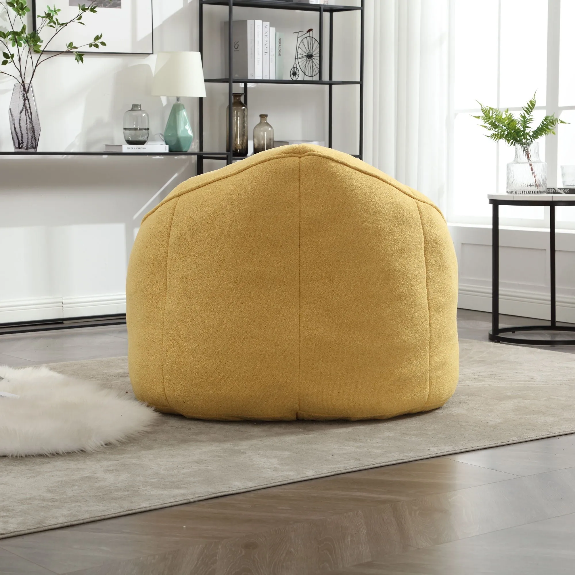 Compressed Padded Foam Bean Foam Footrest Bean Bag Chair Adult Pressure Sofa With Bag Express worldwide Buy-one-get-one-free Bean Chair With High Material Padding Bag Bedding