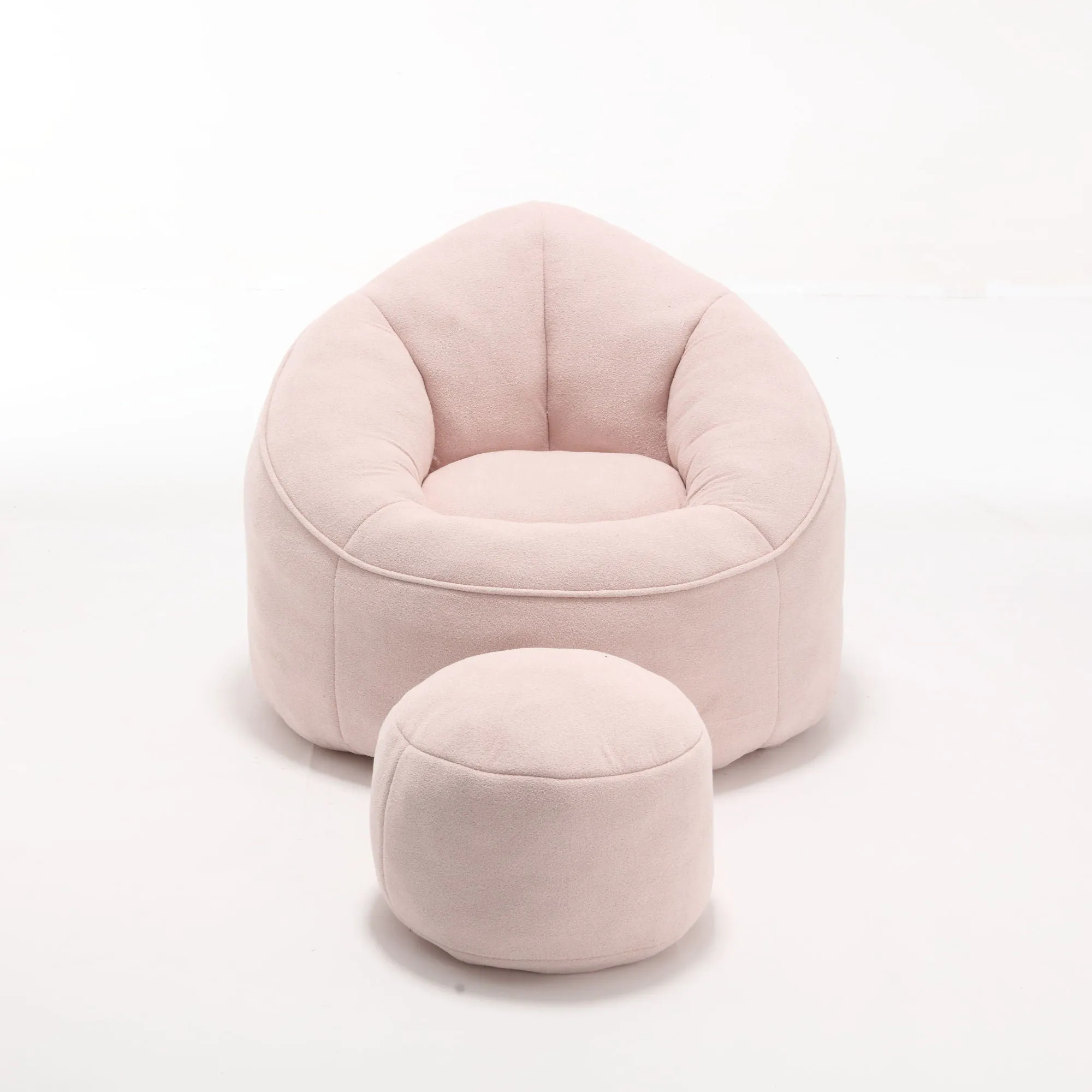 Compressed Padded Foam Bean Foam Footrest Bean Bag Chair Adult Pressure Sofa With Bag Express worldwide Buy-one-get-one-free Bean Chair With High Material Padding Bag Bedding