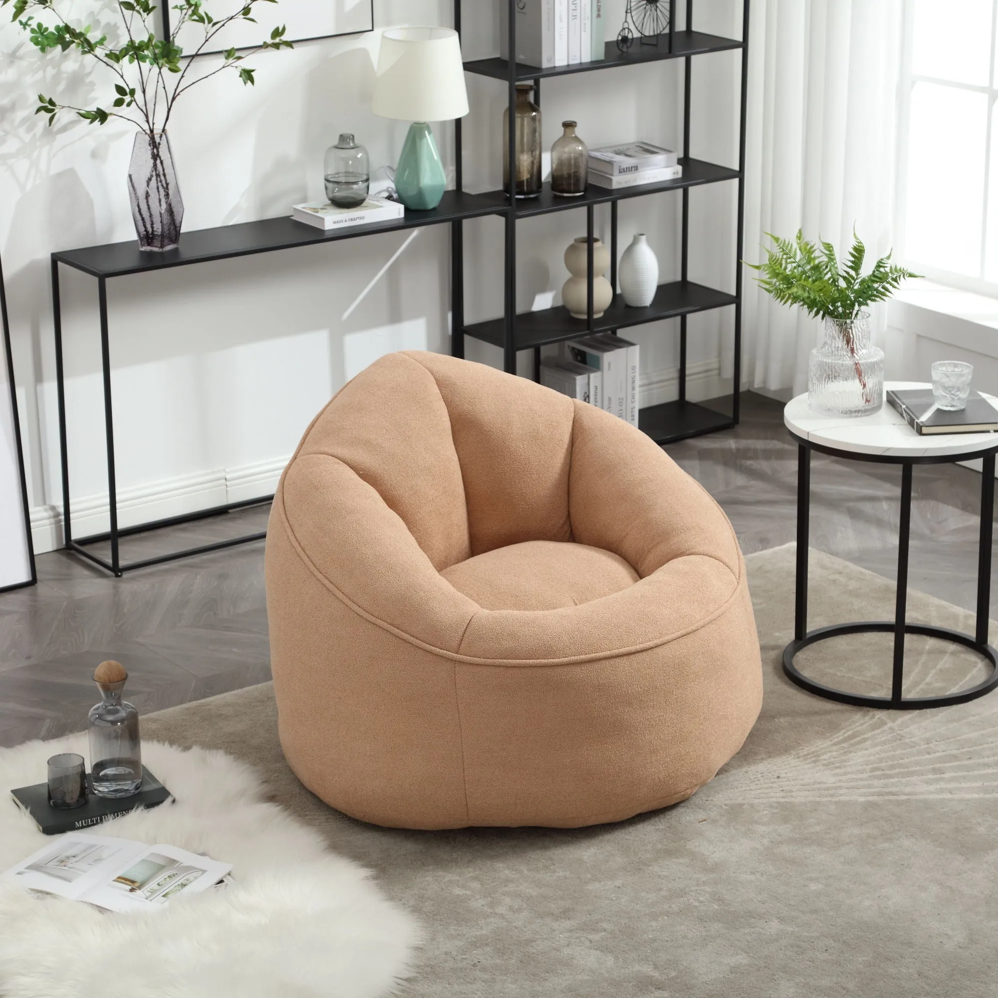 Compressed Padded Foam Bean Foam Footrest Bean Bag Chair Adult Pressure Sofa With Bag Express worldwide Buy-one-get-one-free Bean Chair With High Material Padding Bag Bedding