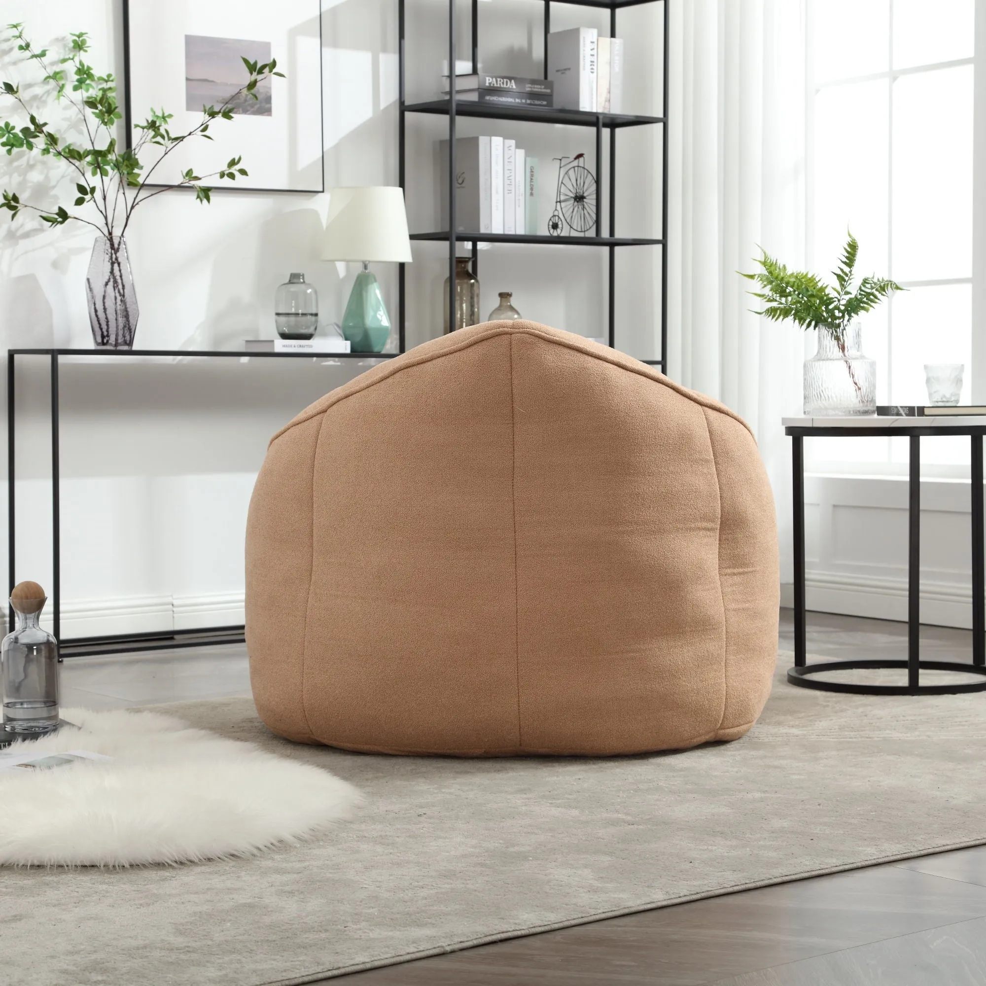 Compressed Padded Foam Bean Foam Footrest Bean Bag Chair Adult Pressure Sofa With Bag Express worldwide Buy-one-get-one-free Bean Chair With High Material Padding Bag Bedding
