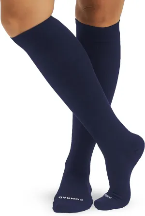 Comrad Nylon Knee High Socks - 15-20mmHg Graduated Compression Socks - Soft & Breathable Support Unisex Socks