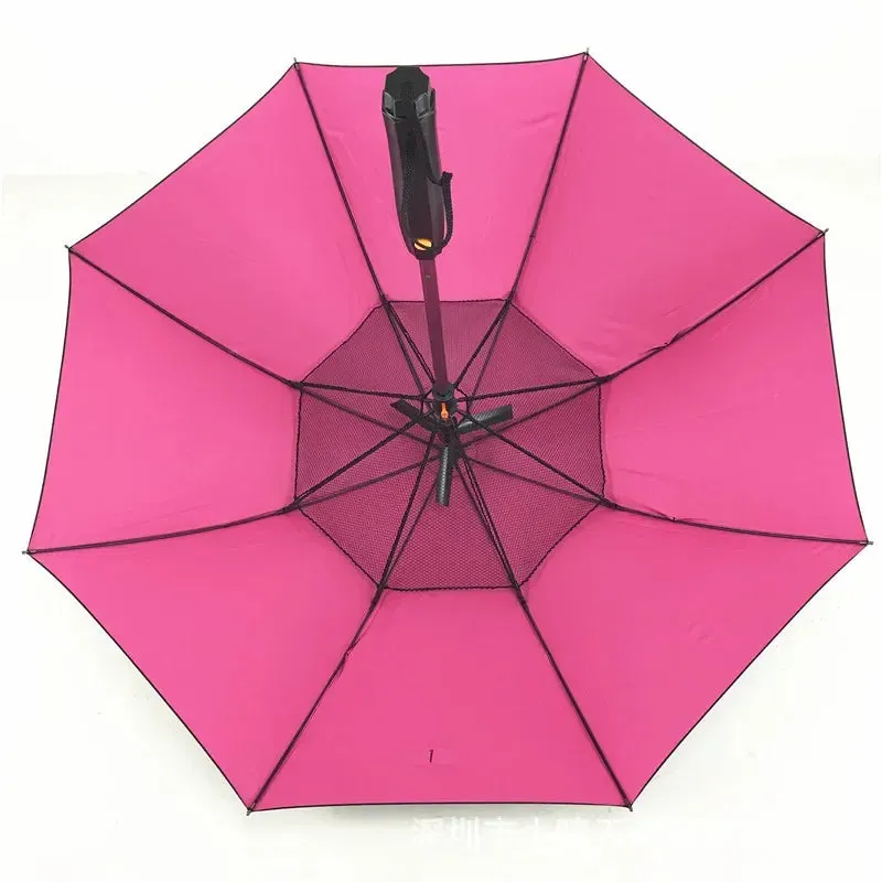Cooling Mist Fan Umbrella – UV-Proof Shade for Sunny & Rainy Days
