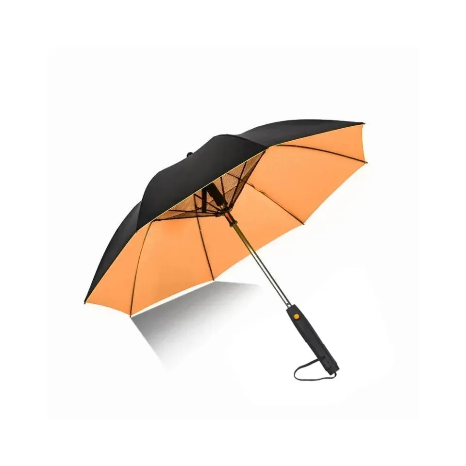 Cooling Mist Fan Umbrella – UV-Proof Shade for Sunny & Rainy Days