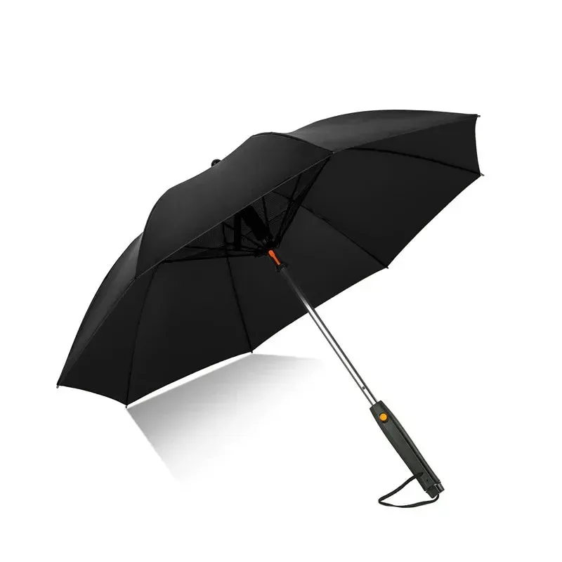 Cooling Mist Fan Umbrella – UV-Proof Shade for Sunny & Rainy Days