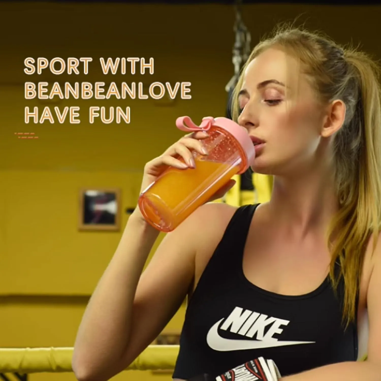 Creative Water Cup Split Cups for Drinks 2 Different Drinks in One Cup, 2 Straws Couple Outdoor 600ml Drinking Cup Camping Hiking Backpacking Travel Office Sports Water Cup (blue)
