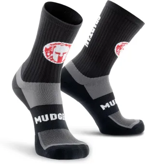 Crew Length Trail Running Socks, Quick-Drying Mid-Calf Socks with Arch Support, Sweat-Resistant, Breathable Athletic Socks