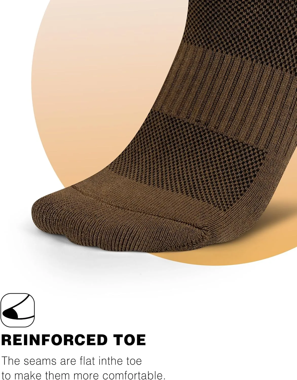Crew Socks Women 3-6 Pairs: Hiking Athletic Running with Support Cushioned