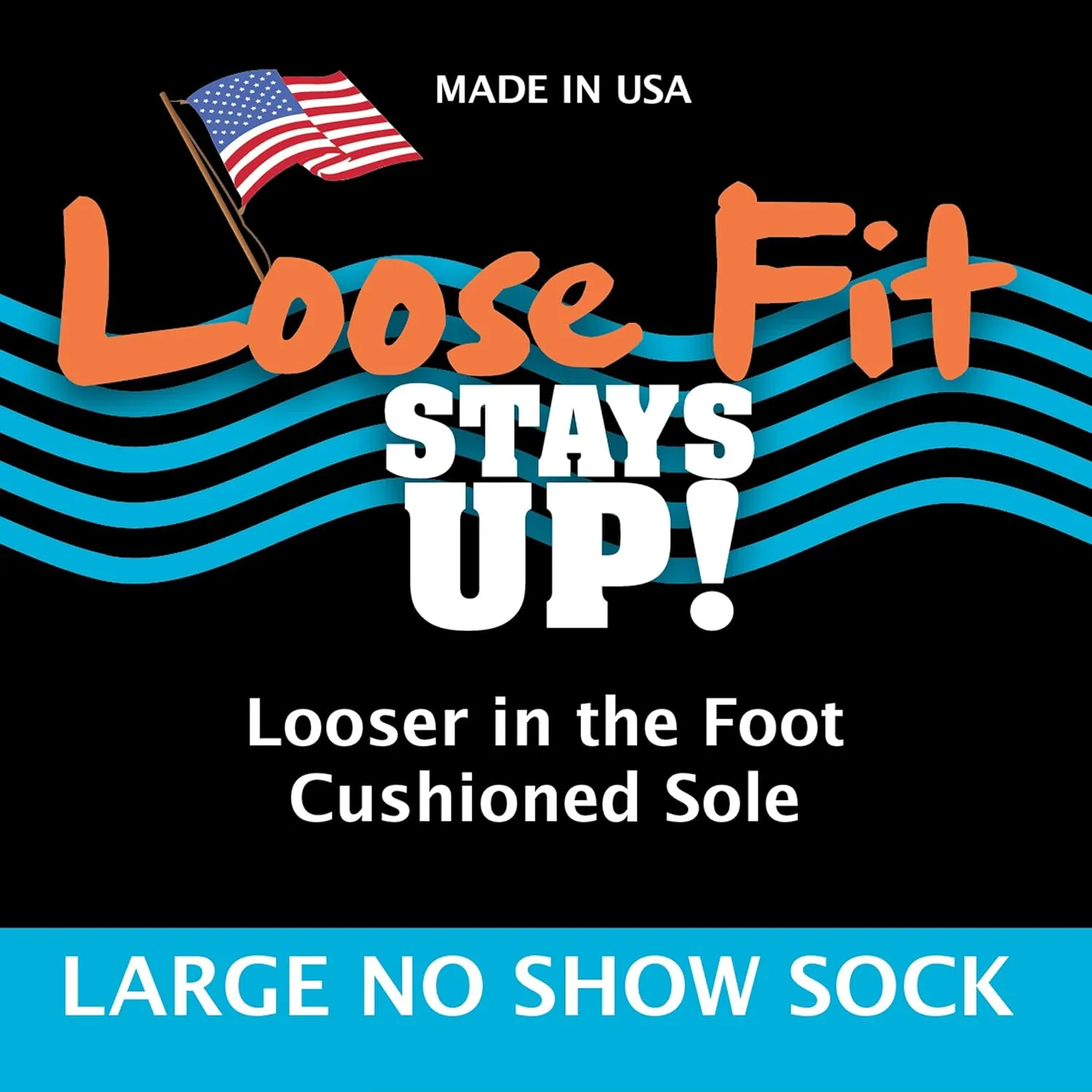 Cushioned No Show Socks (Pack of 3)
