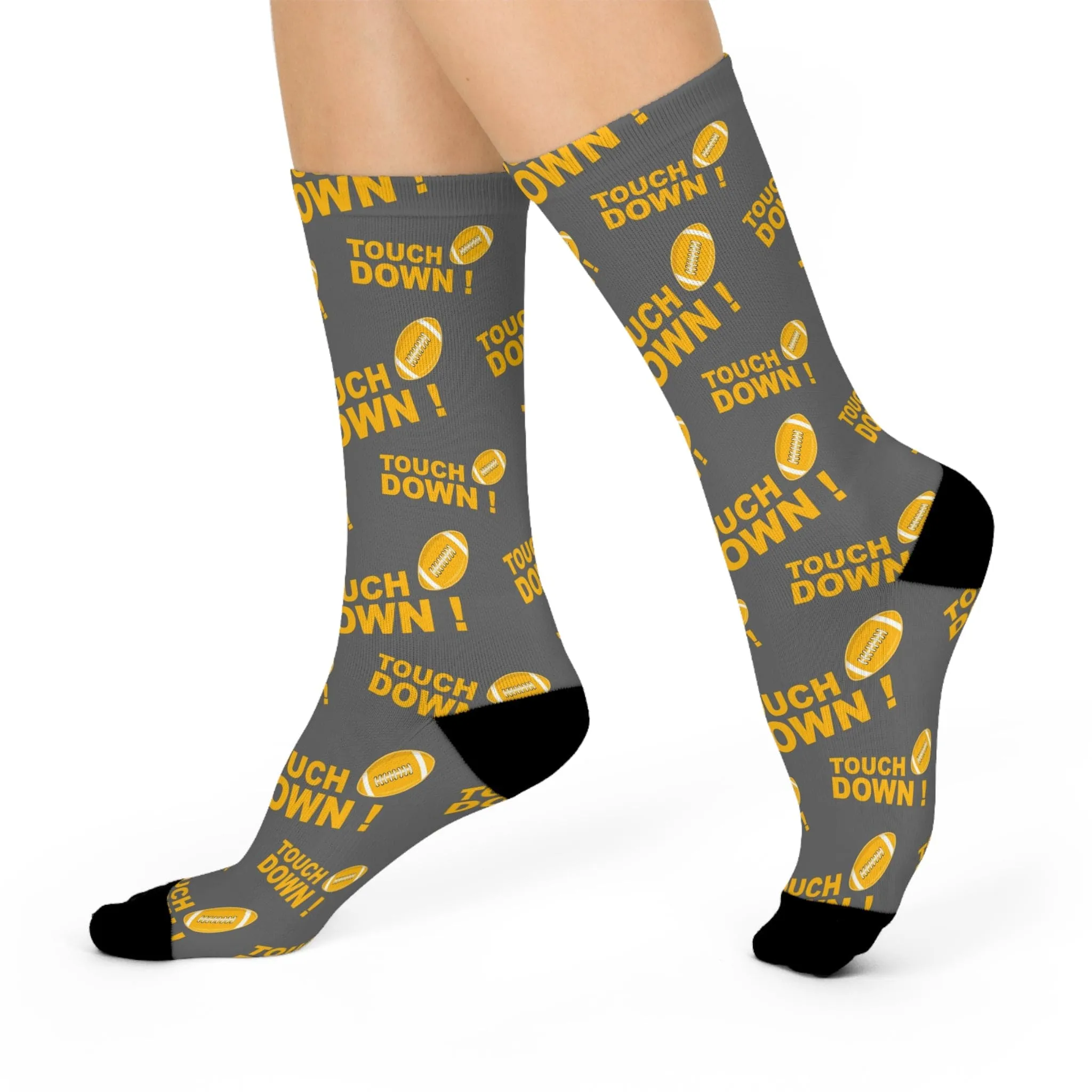 Cushioned Touchdown - Football Fan Socks