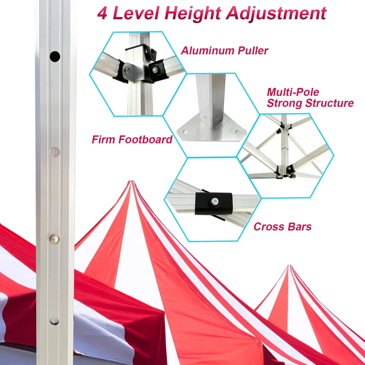 Custom Canopy Tent 10x10 with Logo, Personalized Pop Up Canopy Tent Outdoor Events Business, Nano-Grade Water Repellent Heavy Duty (Customized Configuration