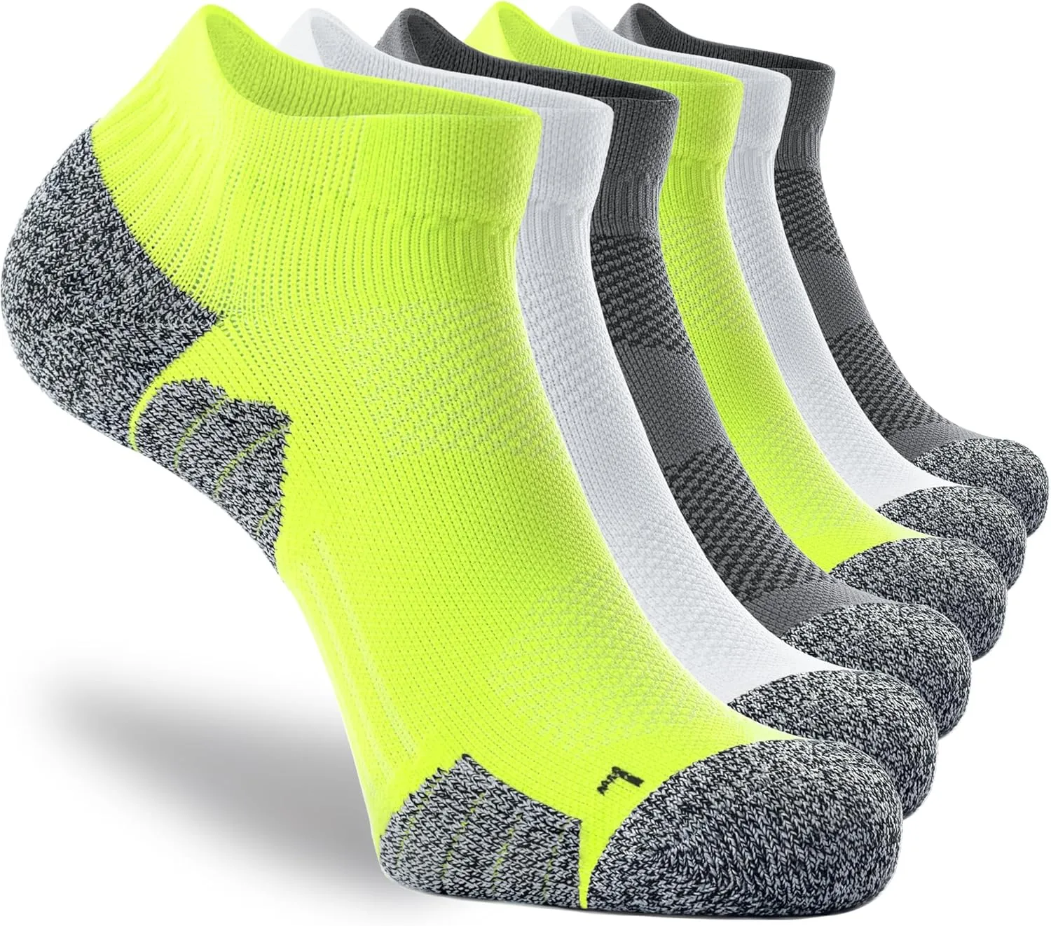 CWVLC Unisex Cushioned Compression Athletic Ankle Socks Multipack