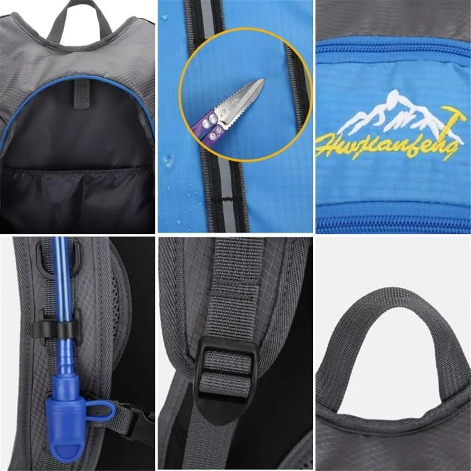 Cycling Backpack Bladder Backpack Ultralight Bicycle Bags Travel Bag Outdoor Sports Running MTB Bike Bag(Green)
