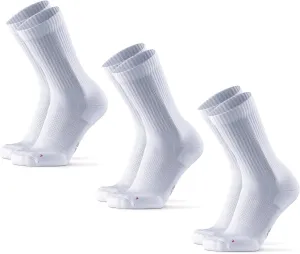 DANISH ENDURANCE Cushioned Running Socks for Long Distances, Crew Length, Anti-Blister for Men & Women, 3 and 5 Pack