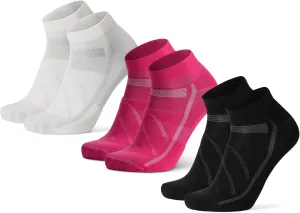DANISH ENDURANCE Cycling Socks, Low-Cut, Breathable for Men & Women, Unisex, 3-Pack