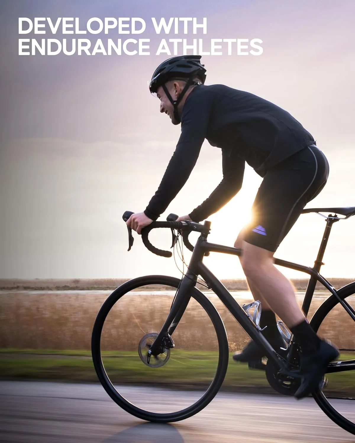 DANISH ENDURANCE Cycling Socks, Low-Cut, Breathable for Men & Women, Unisex, 3-Pack