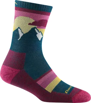 DARN TOUGH (5005) Women's Hike/Trek Sunset Ledge Micro Crew Lightweight with Cushion Sock