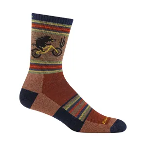 Darn Tough Vermont Men's Willoughby Micro Crew Lightweight Hiking Sock - Chestnut