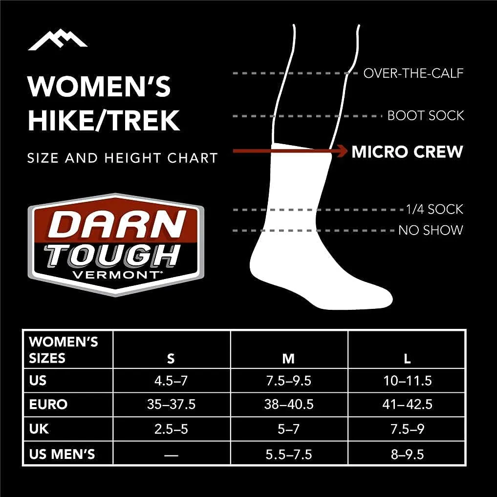 Darn Tough Vermont Women's Treeline Micro Crew Cushion